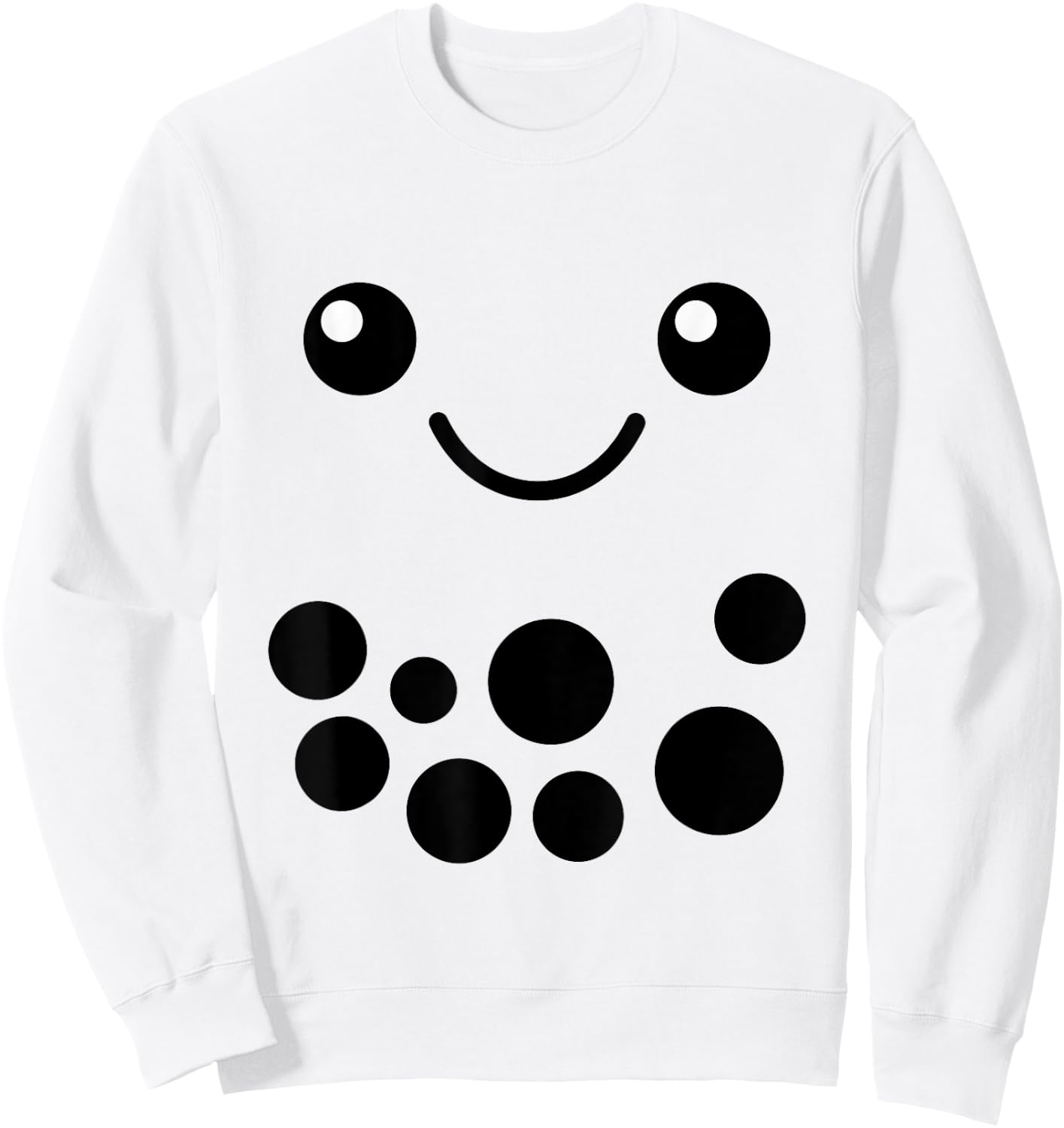 Thai Milk Bubble Tea Costume Boba Tea Halloween Costume Sweatshirt - Sweatshirt | White