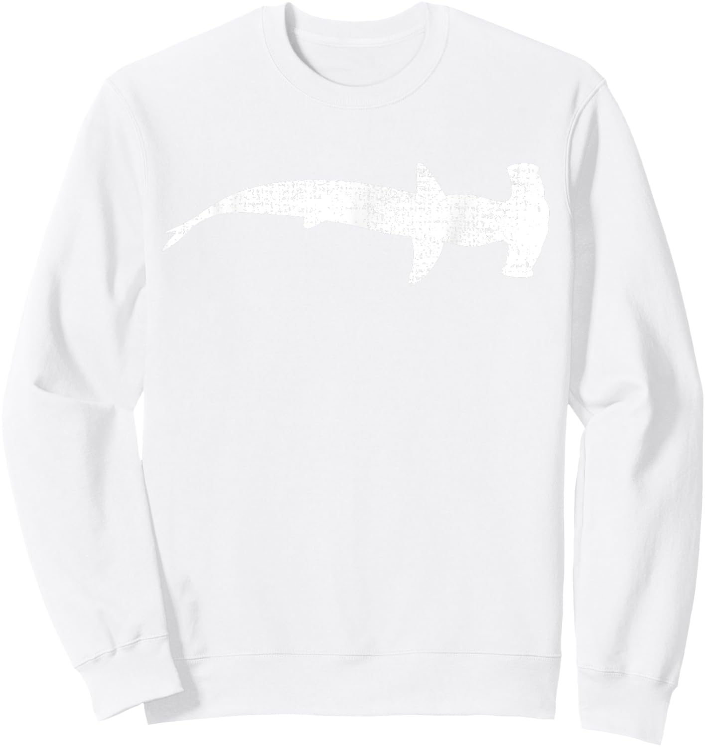 Hammerhead Shark Sweatshirt - Sweatshirt | White