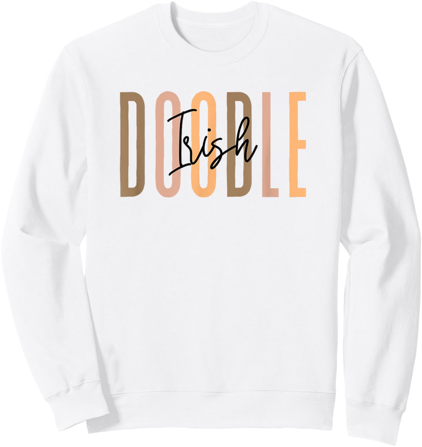 Irish Doodle Gift, Irish Doodle Mom Gift, Irish Doodle Sweatshirt - Sweatshirt | White