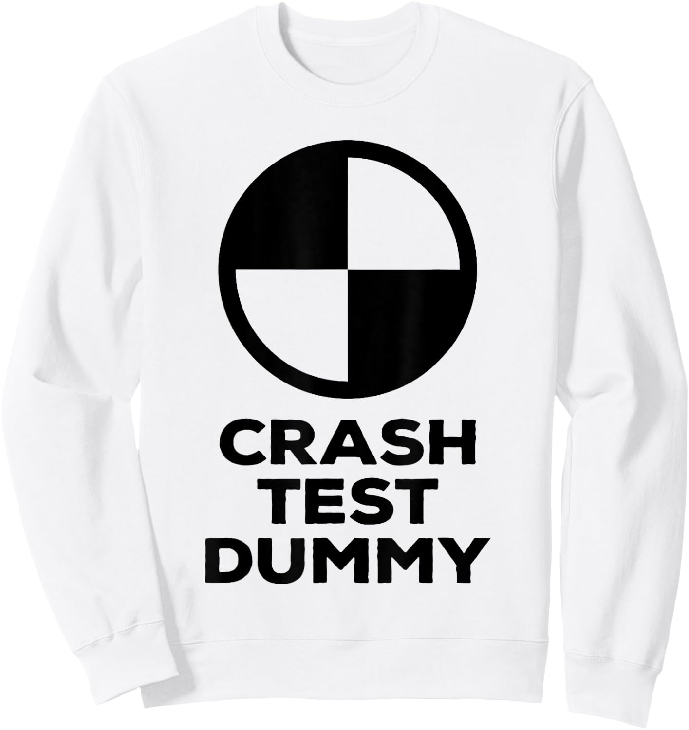 Crash Test Dummy Shirt Adult Kids Crash Test Dummy Costume Sweatshirt - Sweatshirt | White