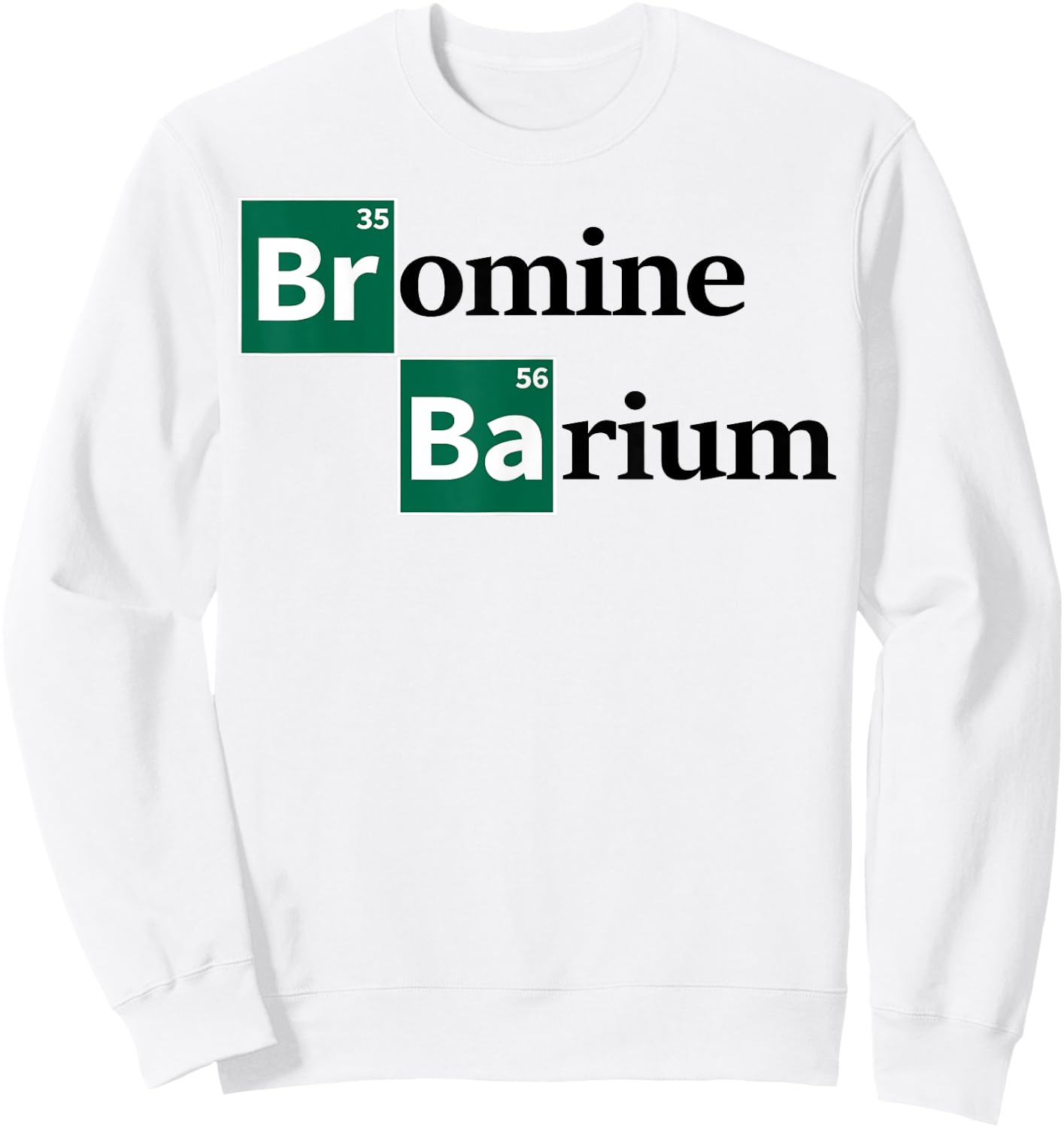 Bromine Barium Sweatshirt - Sweatshirt | White