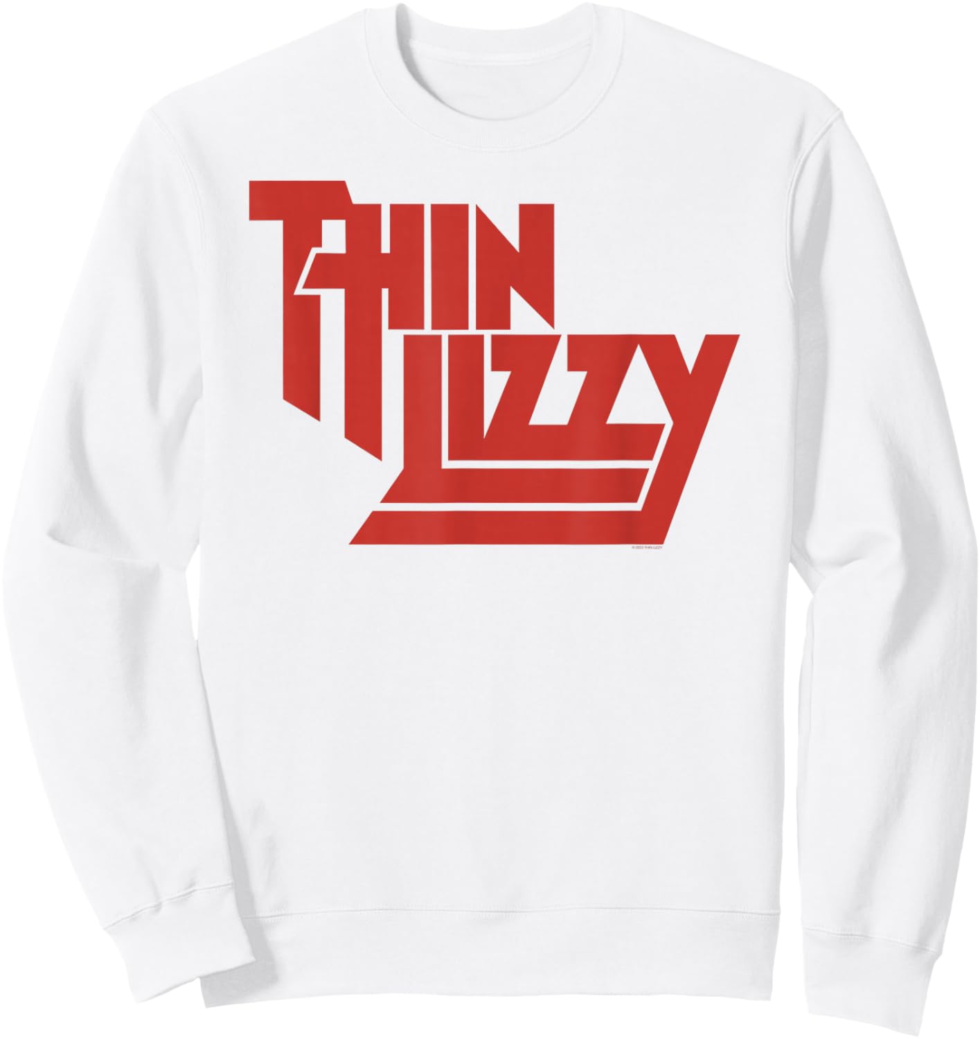 Thin Lizzy – Red Logo On Colors Sweatshirt - Sweatshirt | White