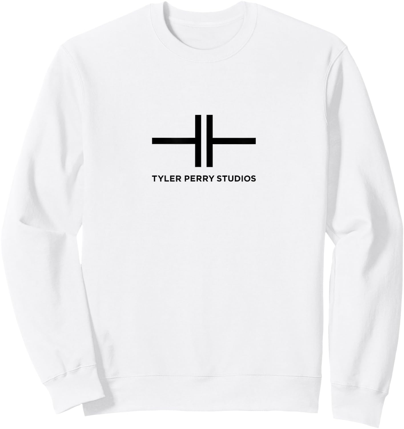 Standard - Black Logo with Text Sweatshirt - Sweatshirt | White