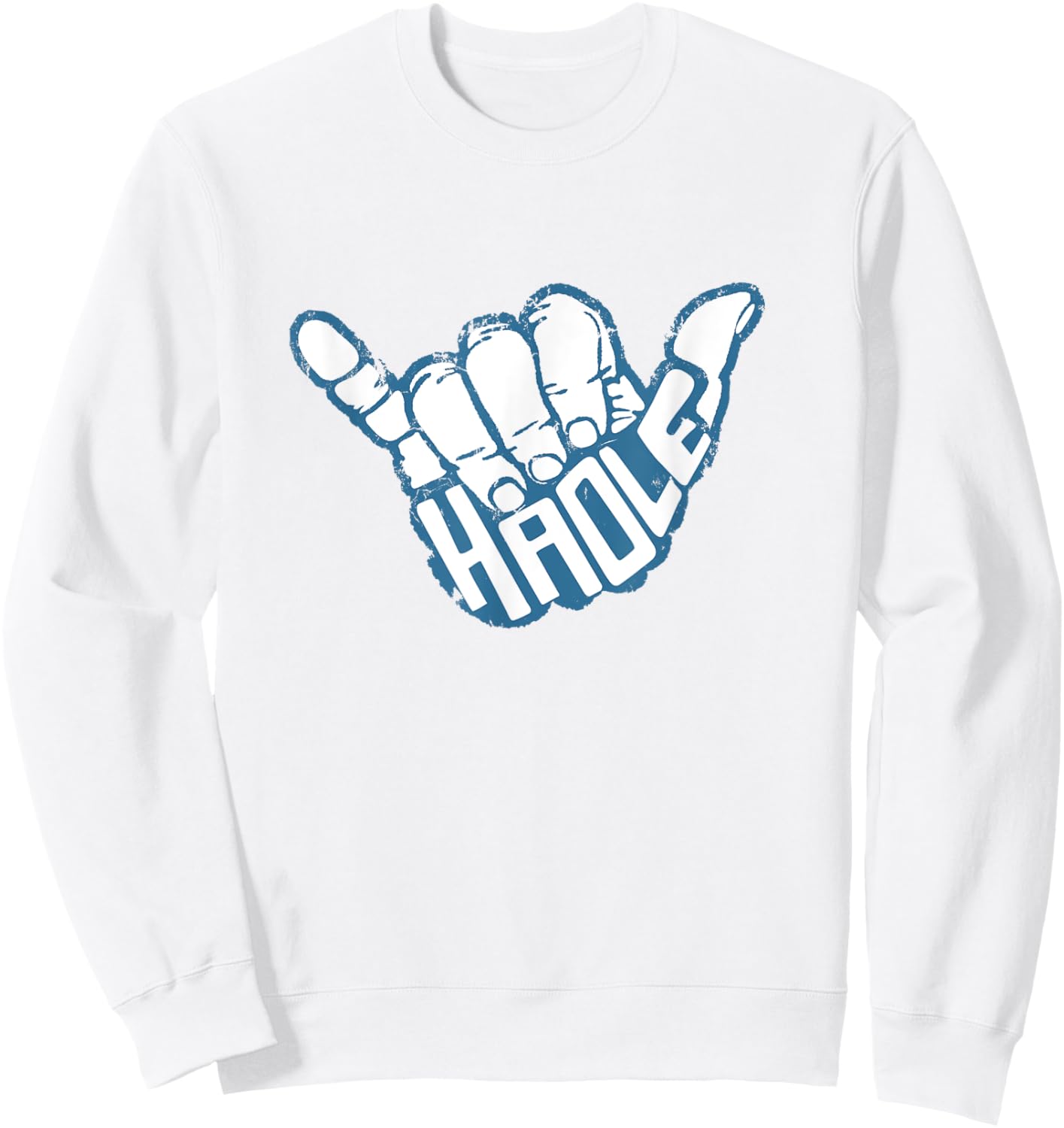 Hawaiian Haole Surf Hawaii Maui Aloha Sweatshirt - Sweatshirt | White