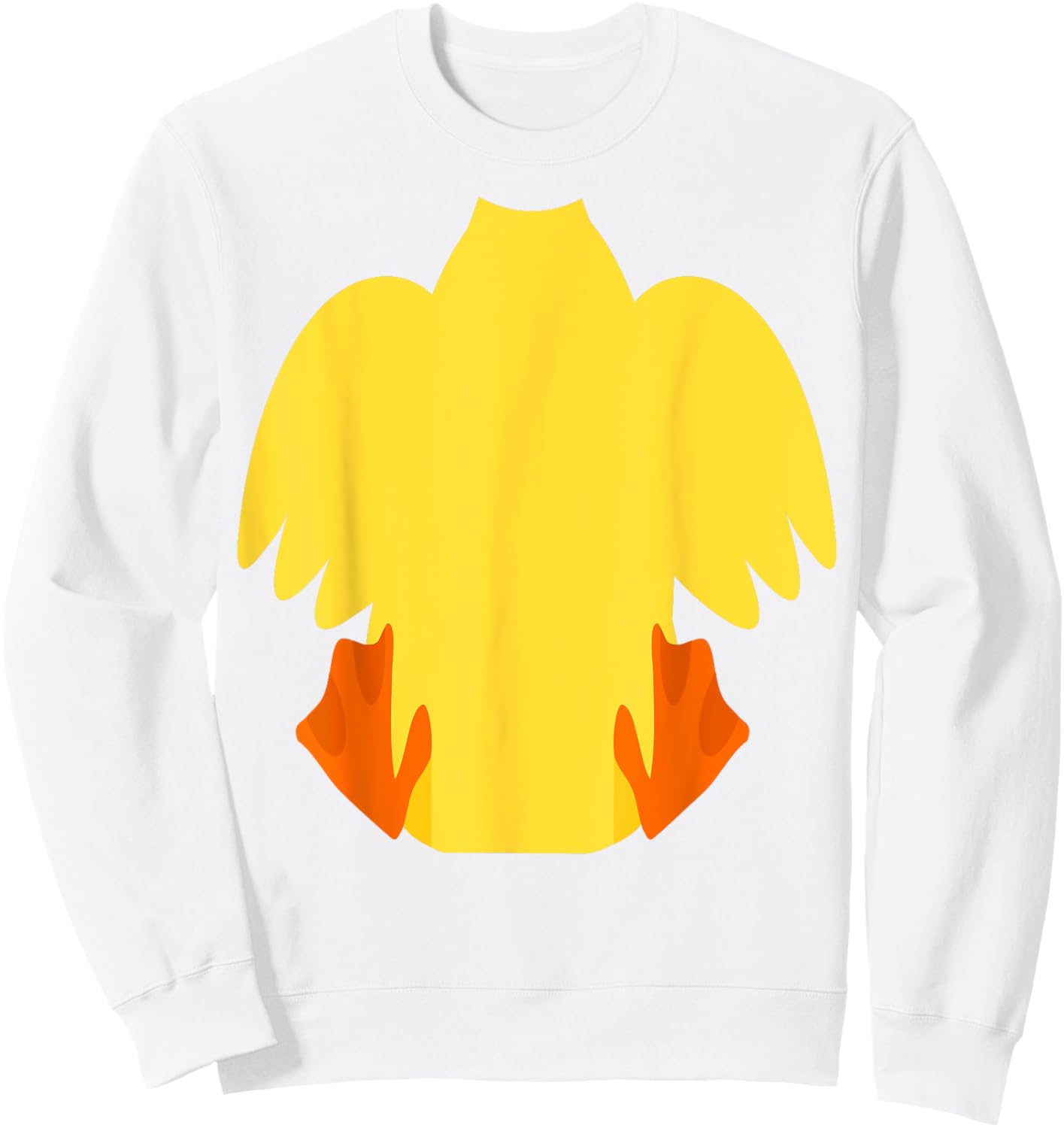 Duck Costume Halloween Little Duck Costume Funny Adults Kids Sweatshirt - Sweatshirt | White