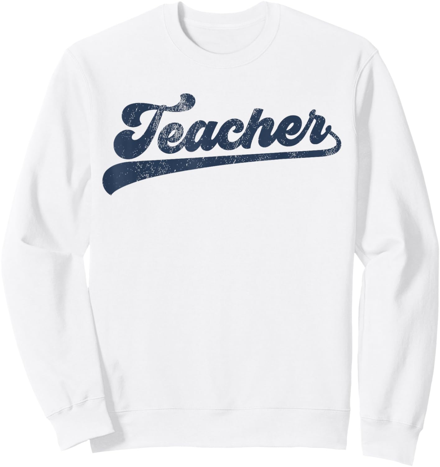 Teacher Gifts Men Women Cute Vintage Graphic Teacher Sweatshirt - Sweatshirt | White