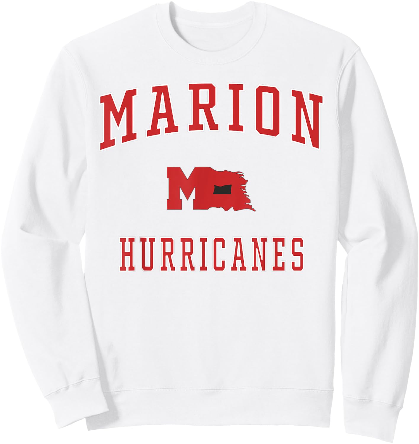 Marion High School Hurricanes Sweatshirt - Sweatshirt | White