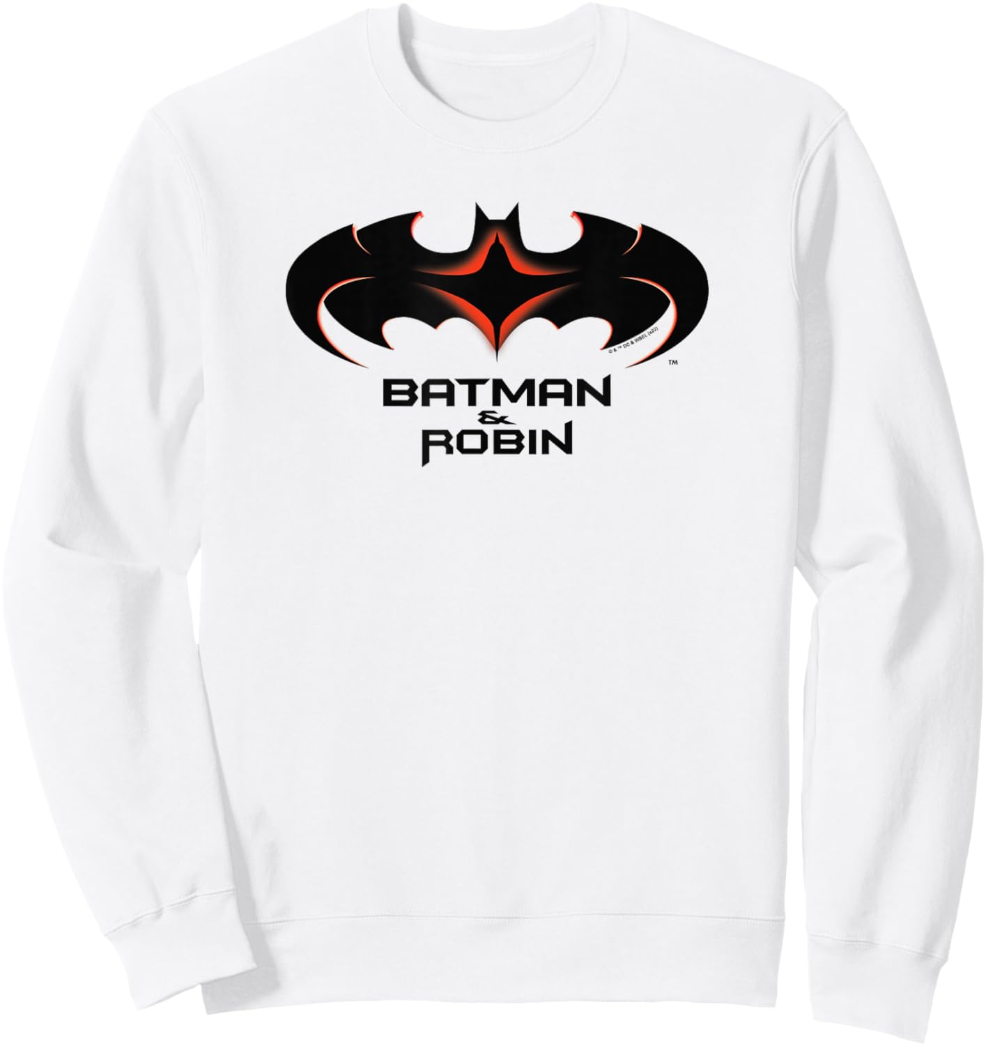Batman & Robin (1997) Logo and Symbol Sweatshirt - Sweatshirt | White