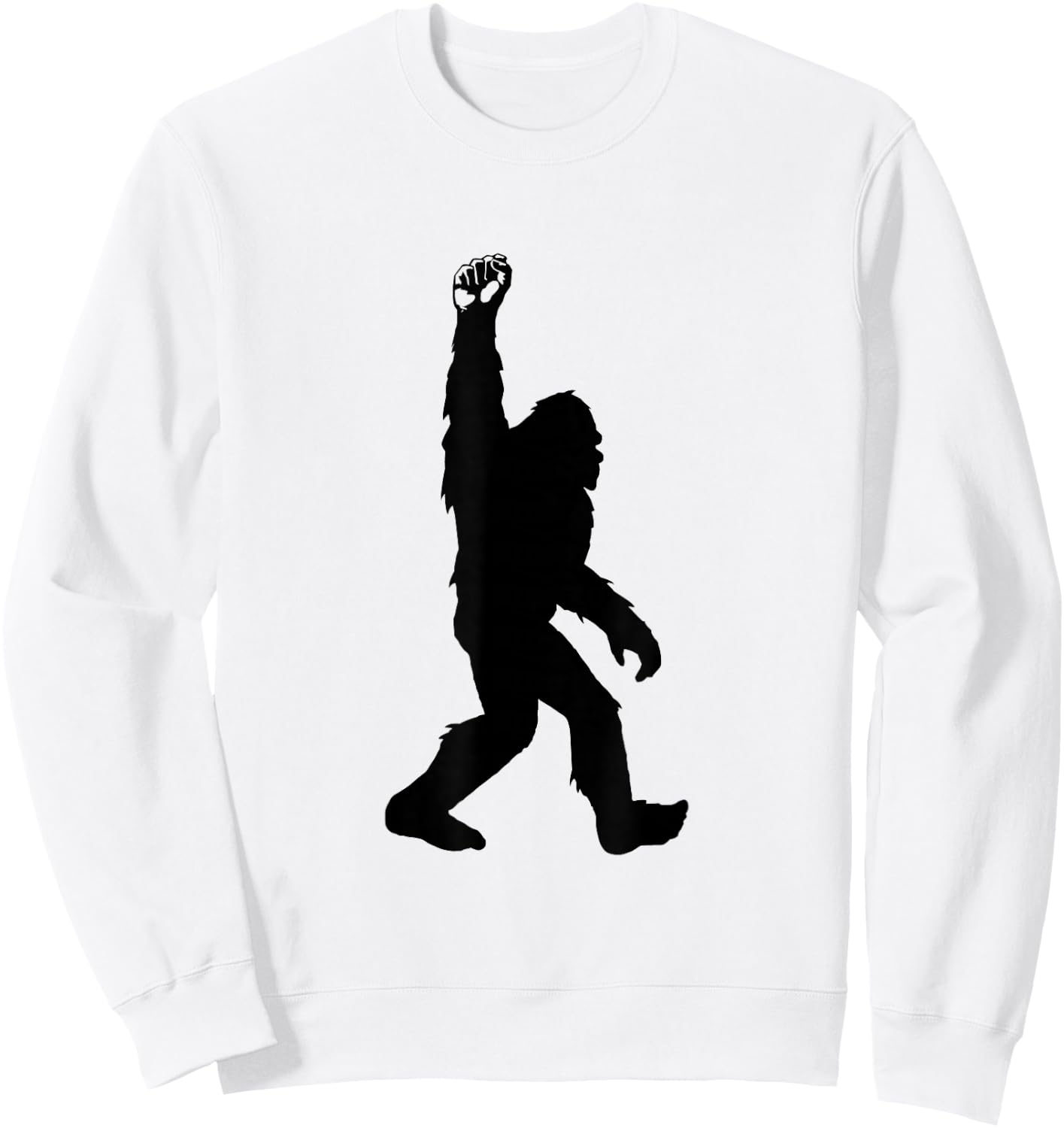 Resist Fist Protect Black Lives 1st Amendment Bigfoot Sweatshirt - Sweatshirt | White