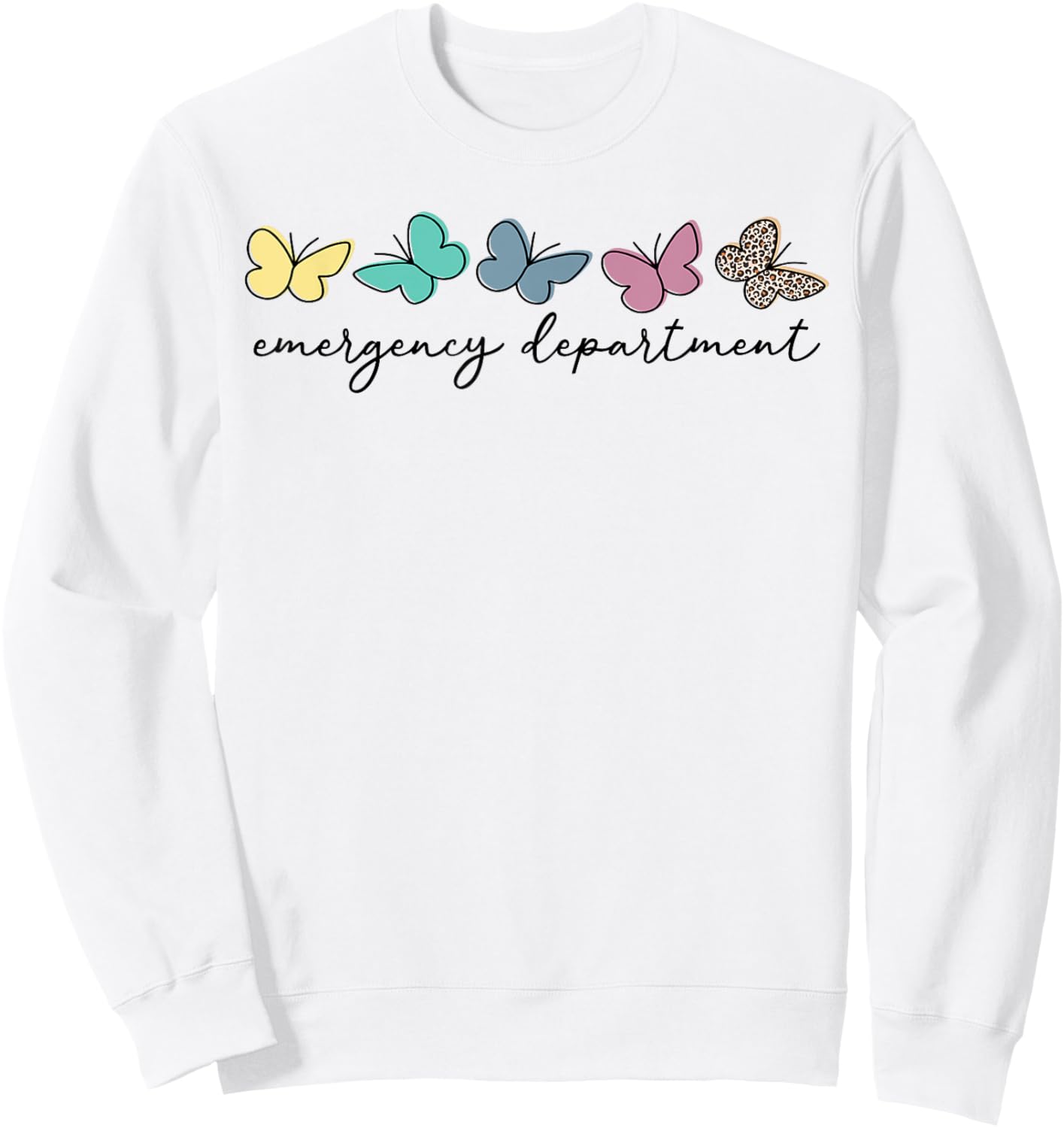 Emergency Department Emergency Room Healthcare Sweatshirt - Sweatshirt | White