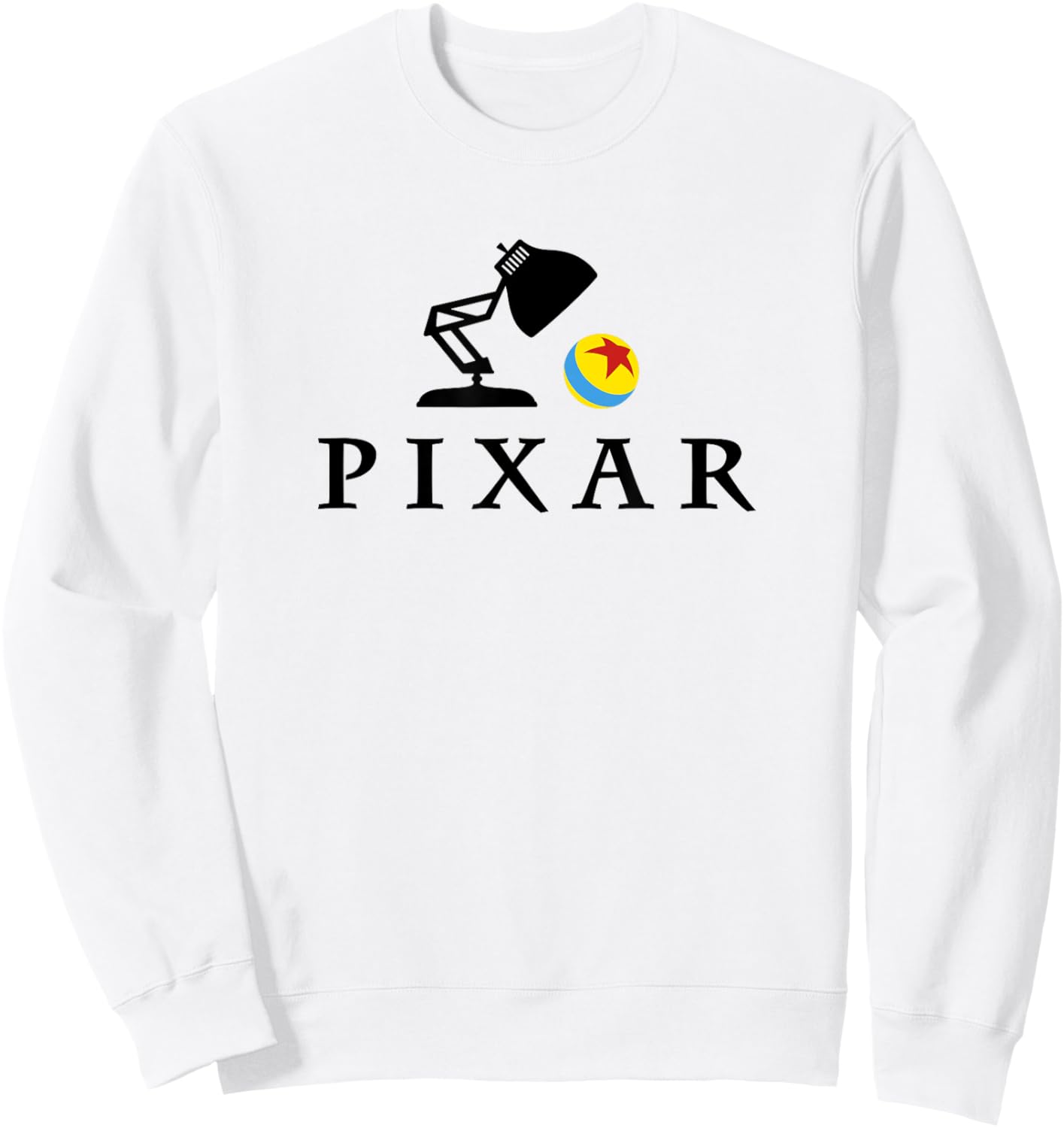 Disney Pixar Luxo Jr. Ball Logo Sweatshirt - Sweatshirt | White