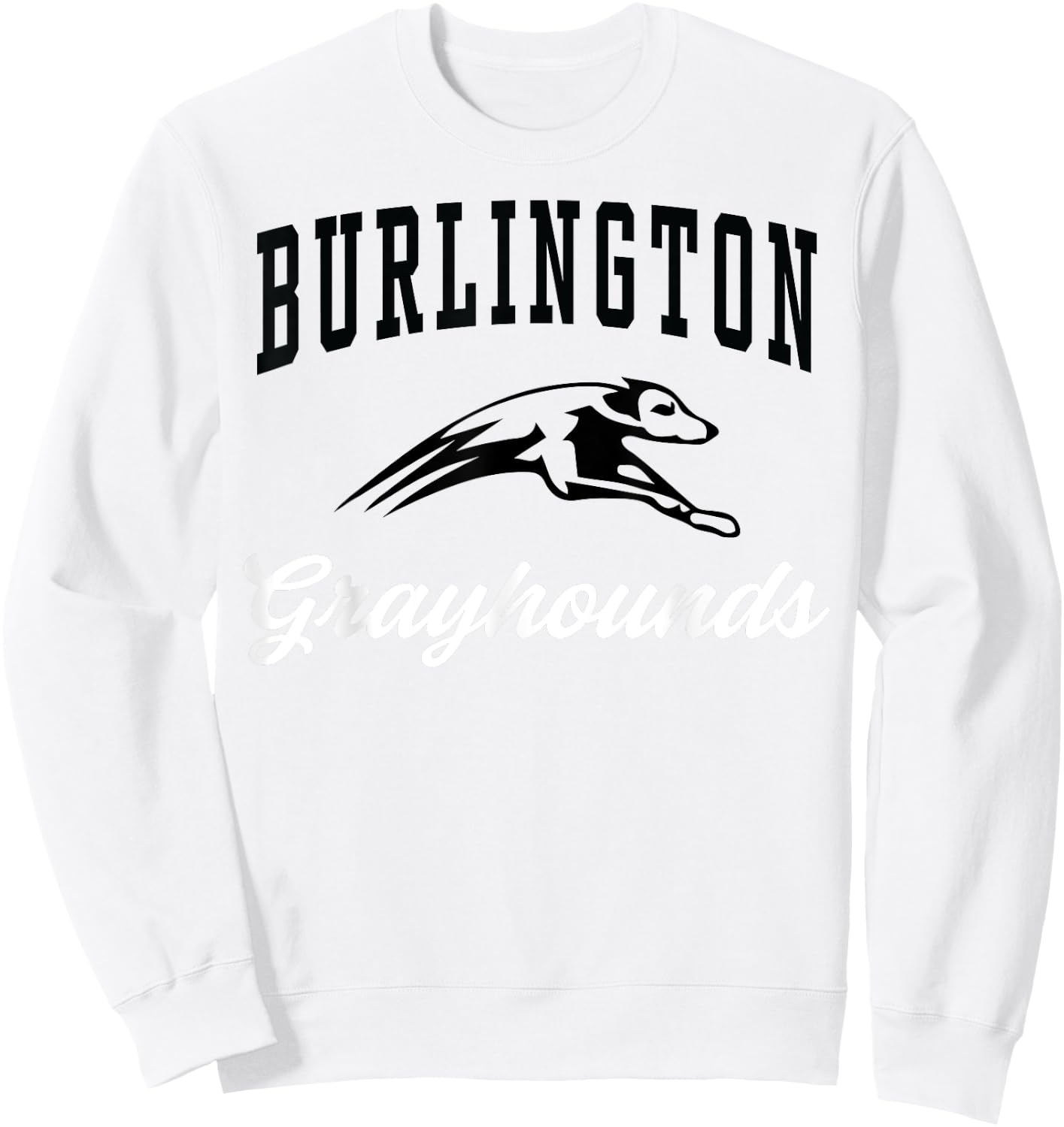 Burlington High School Grayhounds C3 Sweatshirt - Sweatshirt | White
