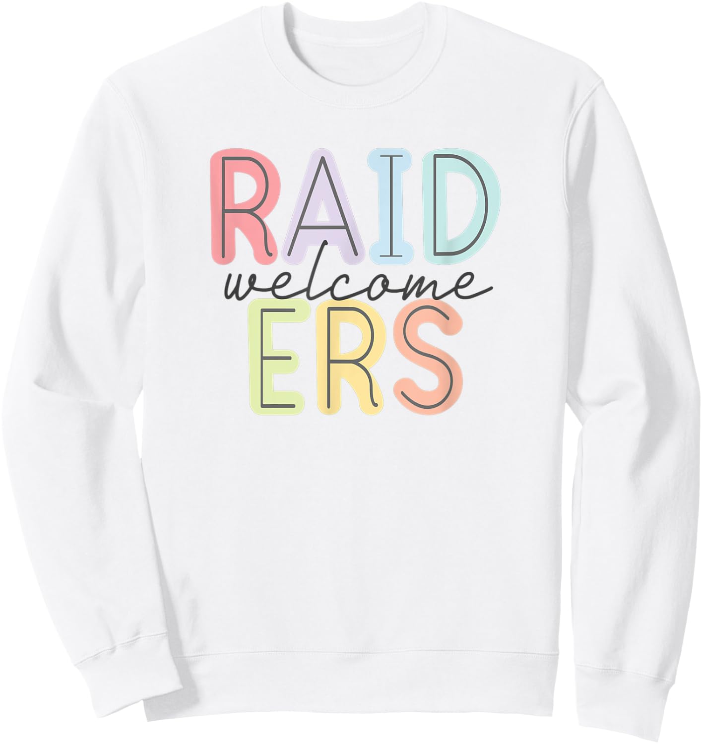 Welcome Fans and Family Sweatshirt - Sweatshirt | White