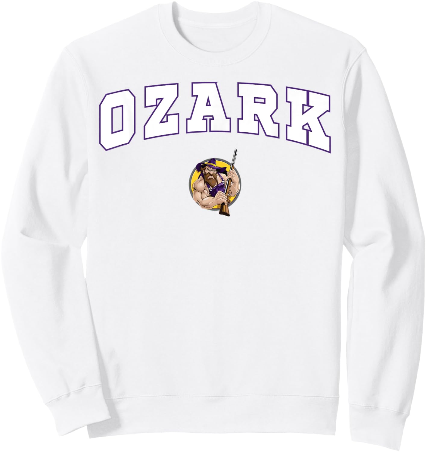 Ozark High School Hillbillies Sweatshirt - Sweatshirt | White