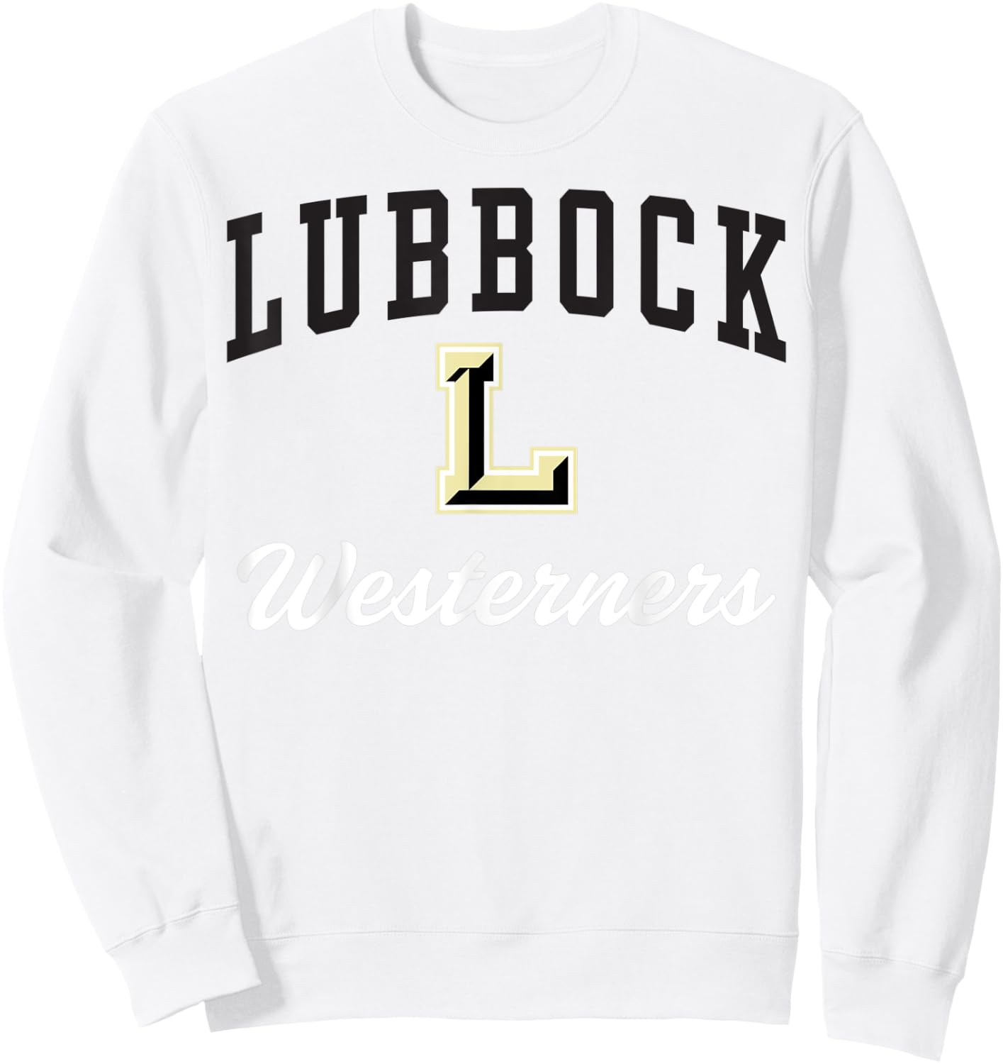 Lubbock High School Westerners C3 Sweatshirt - Sweatshirt | White