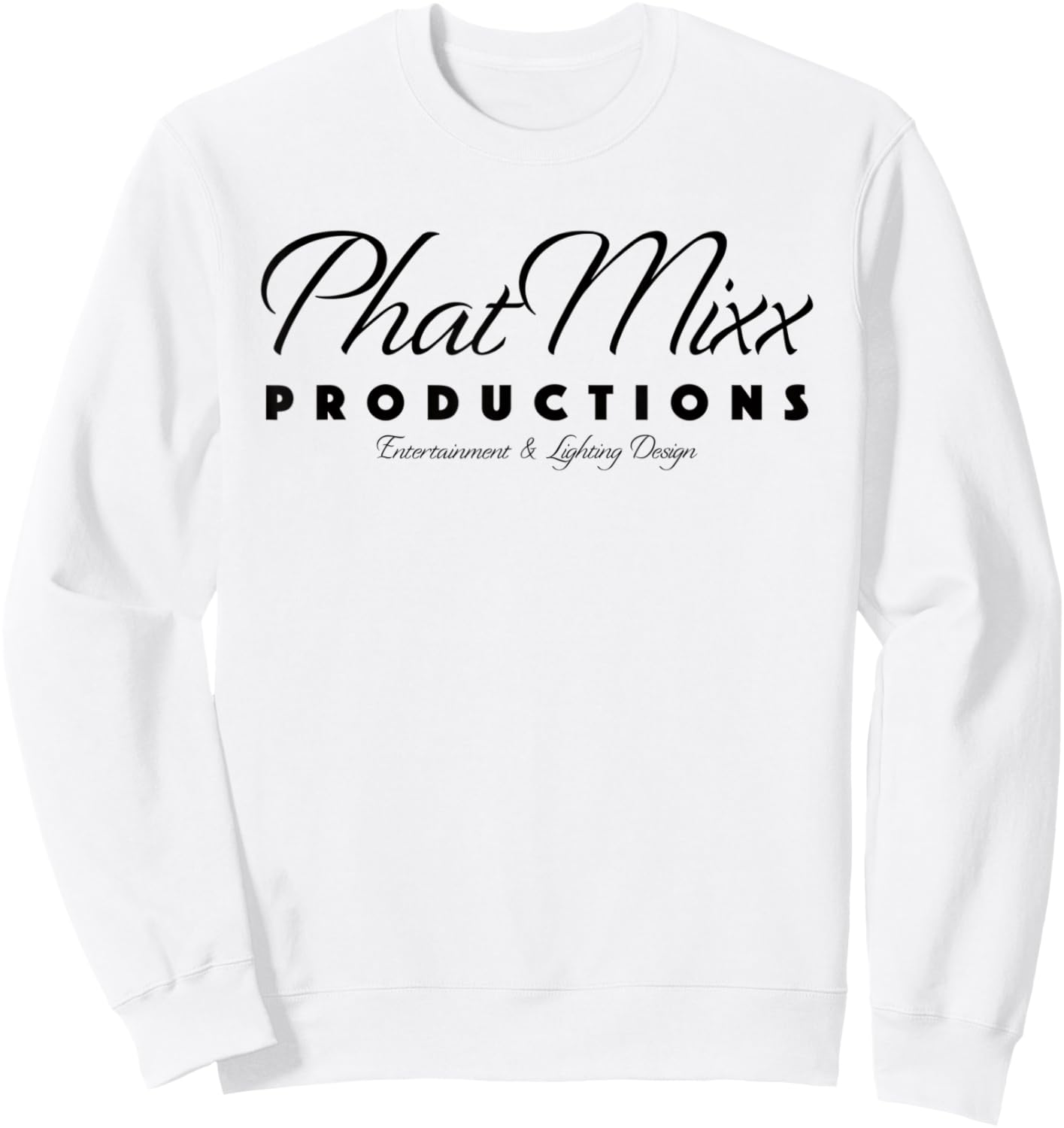 Phat Mixx Productions - Clean Logo Sweatshirt - Sweatshirt | White