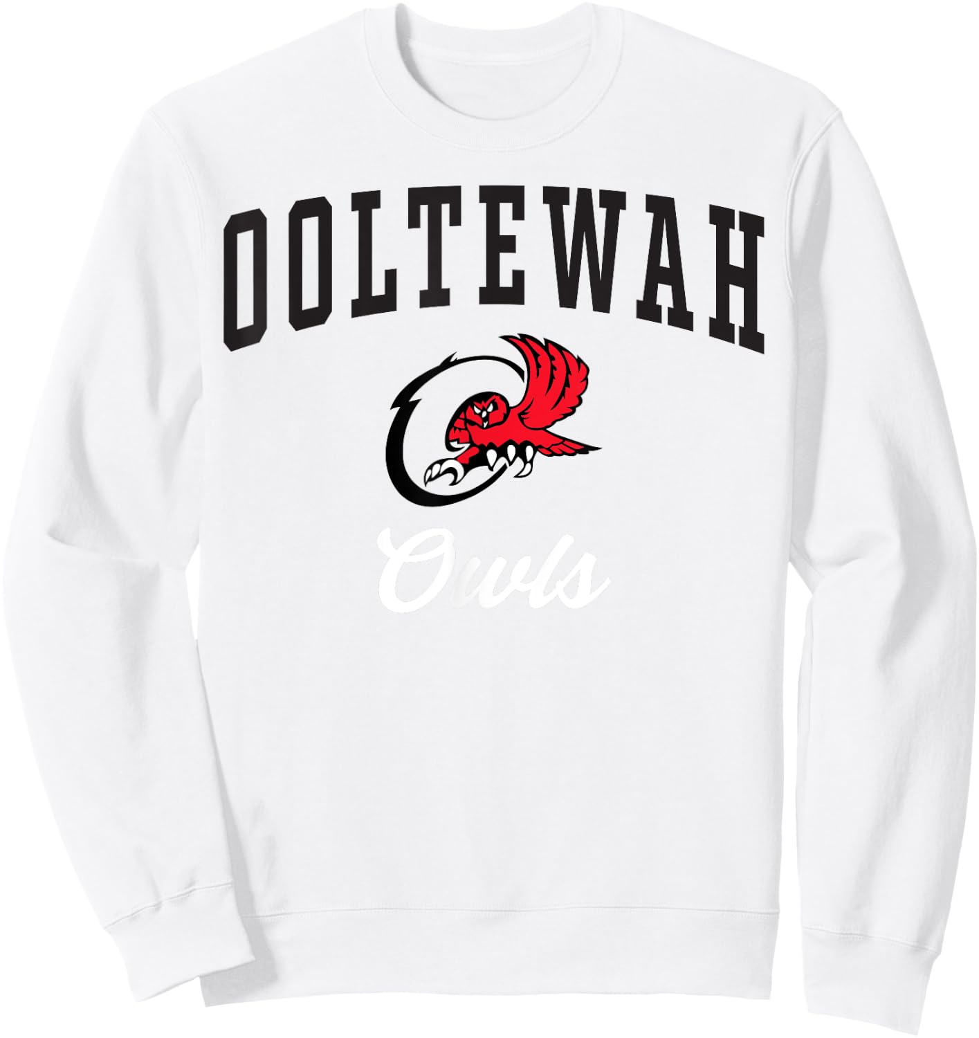 Ooltewah High School Owls C3 Sweatshirt - Sweatshirt | White