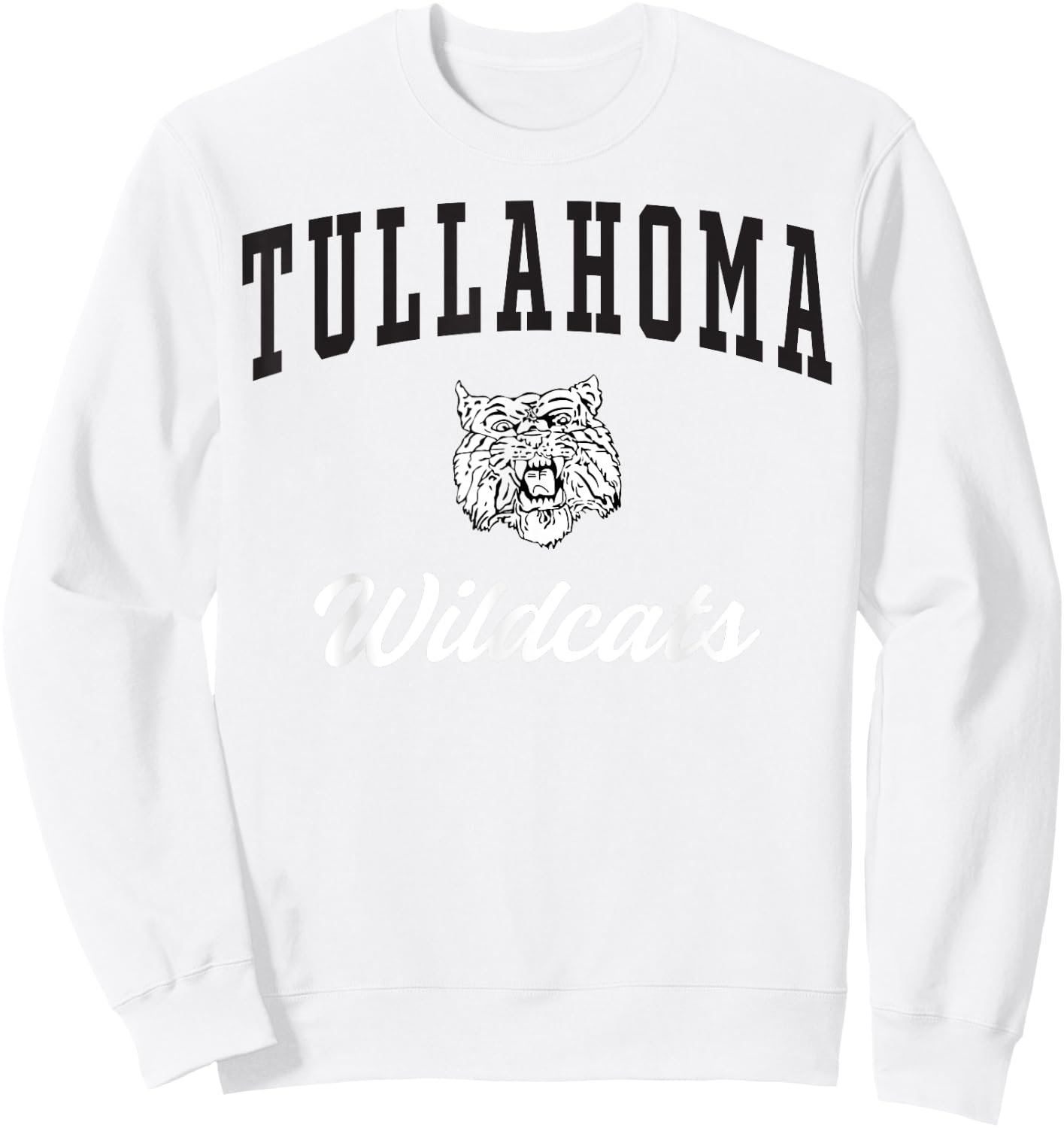 Tullahoma High School Wildcats C3 Sweatshirt - Sweatshirt | White