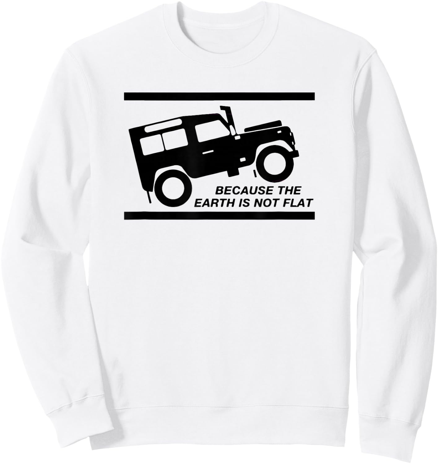 Einhrner und A-Lcher - Nerd Stuff 4x4 Soil , -Adult, Grey, Small, Short Sleeve Sweatshirt - Sweatshirt | White
