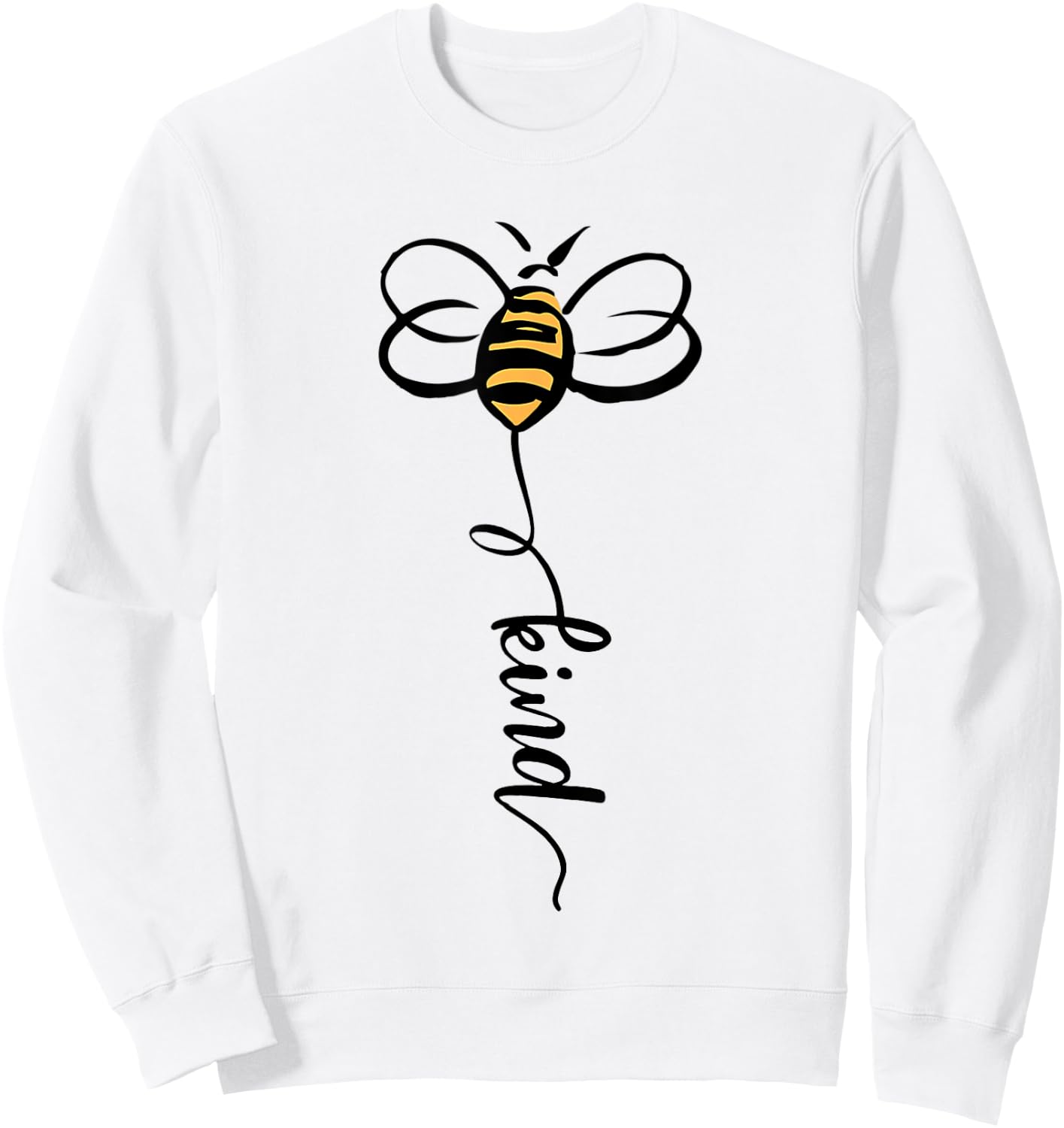 Bee Kind Be Kind Sweatshirt - Sweatshirt | White