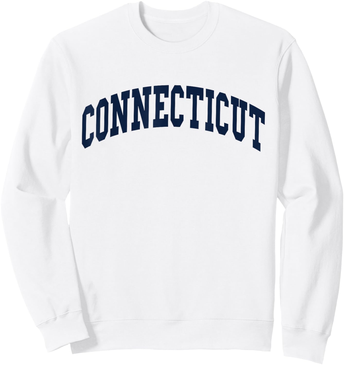 Connecticut - Throwback Design - Classic Sweatshirt - Sweatshirt | White