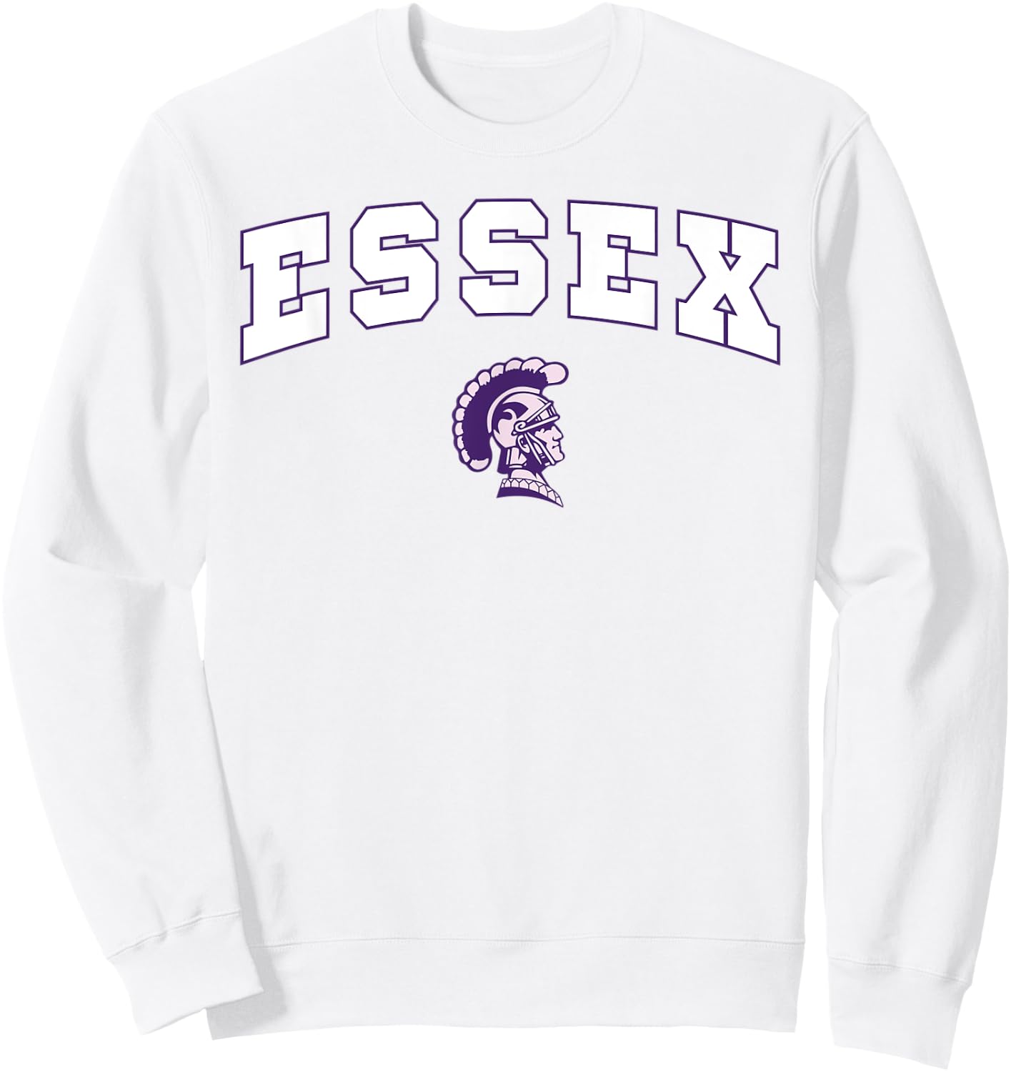Essex High School Trojans Sweatshirt - Sweatshirt | White