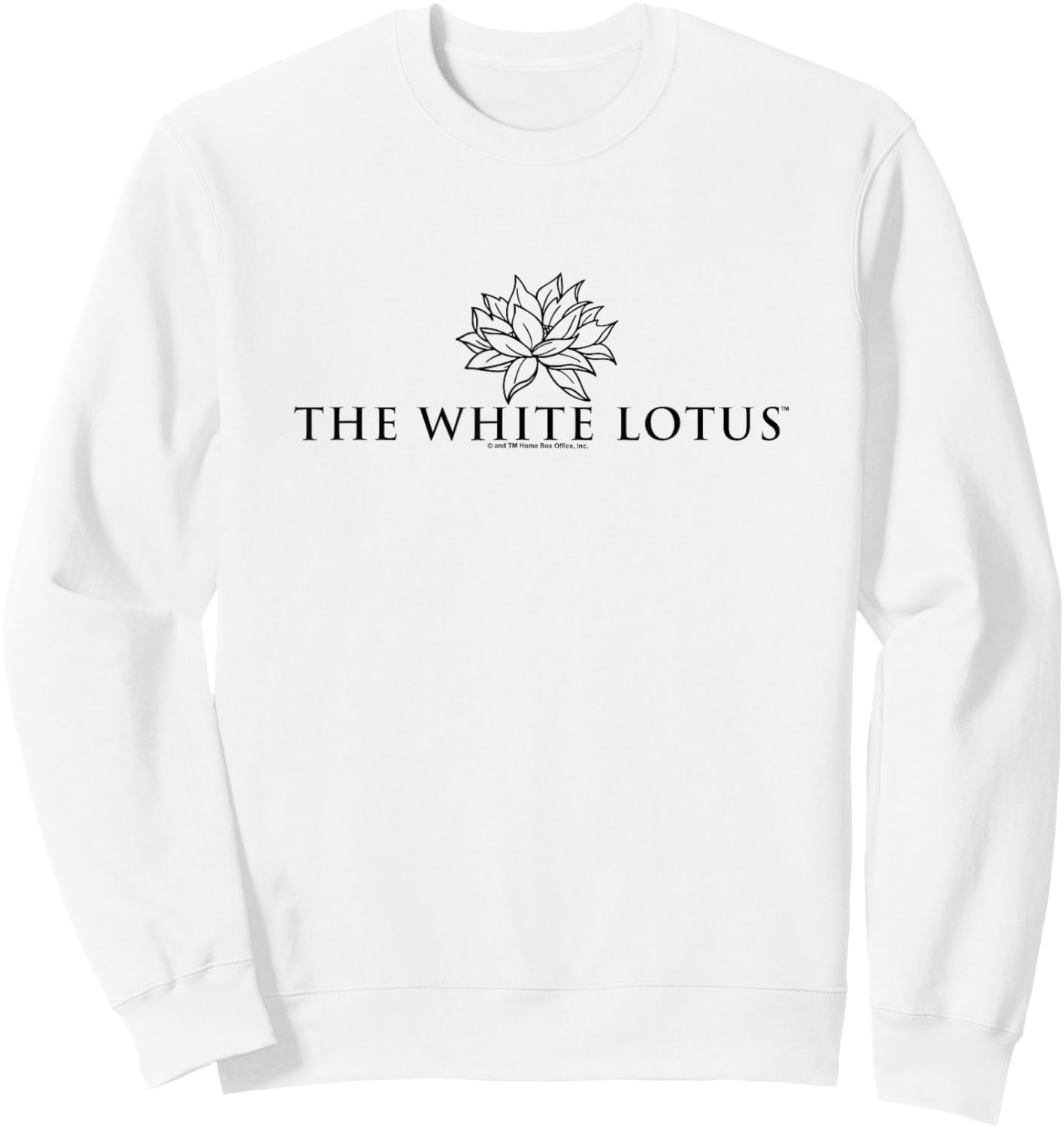 The White Lotus HBO Original Series Logo Lights Sweatshirt - Sweatshirt | White