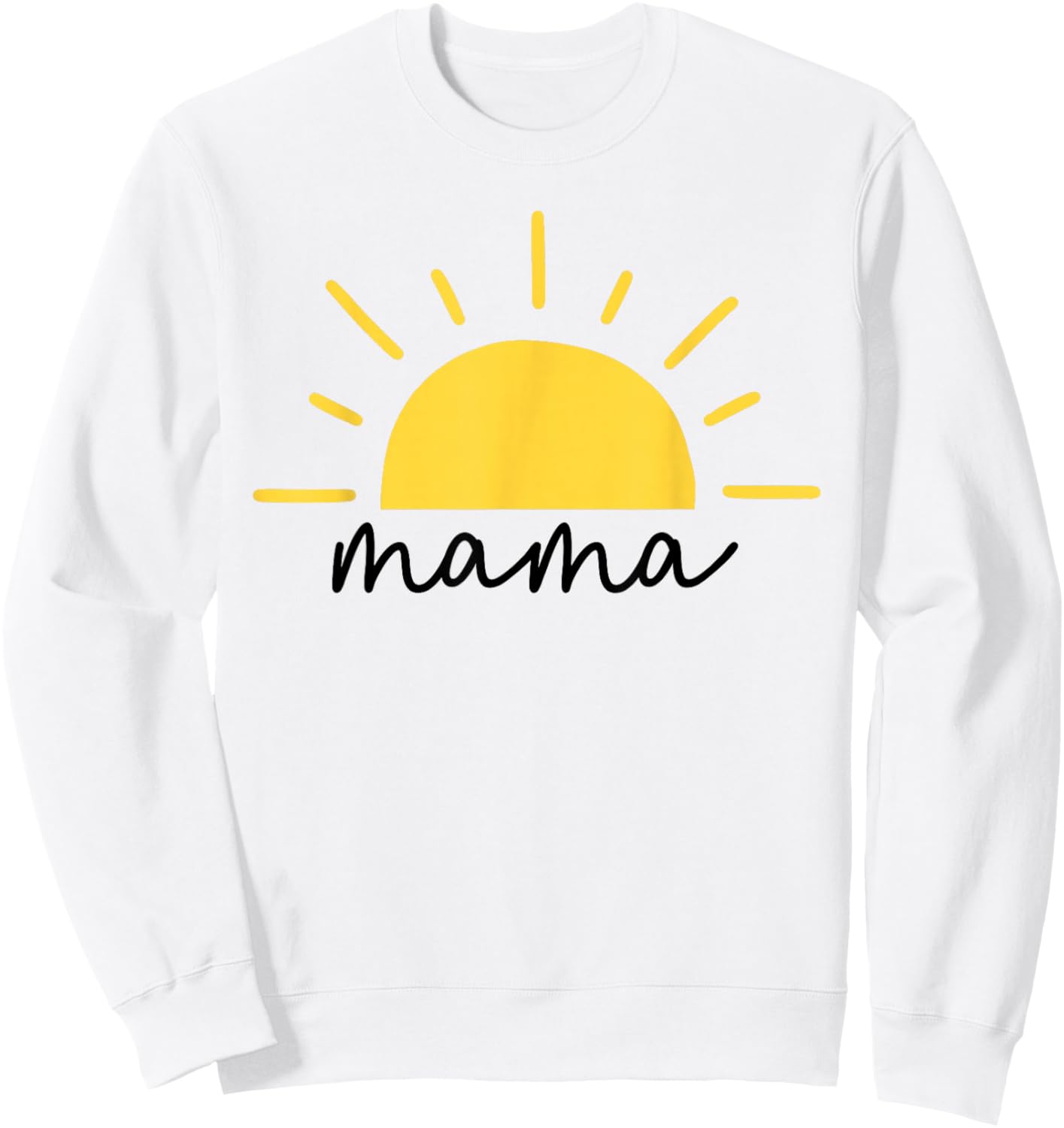 Mama of the 1st Birthday First Trip Around the Sun Space Sweatshirt - Sweatshirt | White