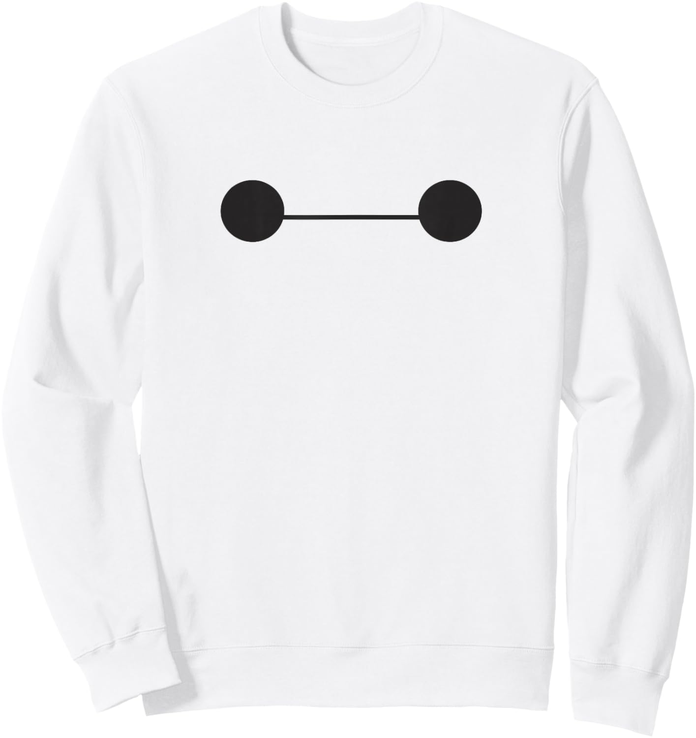 Disney Big Hero 6 Baymax Big Cute Face Sweatshirt - Sweatshirt | White
