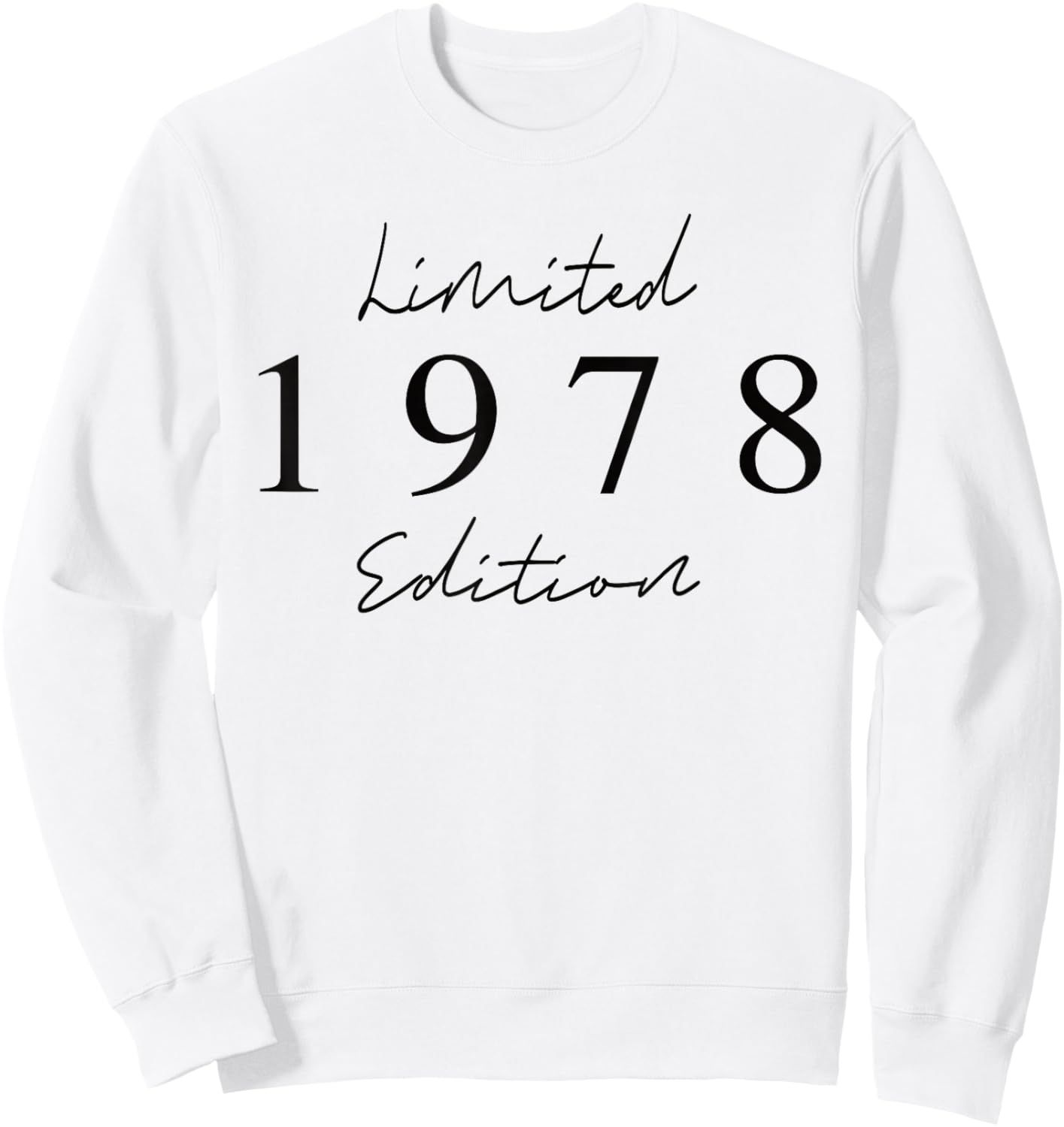Édition limitée 1978 Anniversaire 1978 Born 1978 Vintage Sweatshirt - Sweatshirt | White