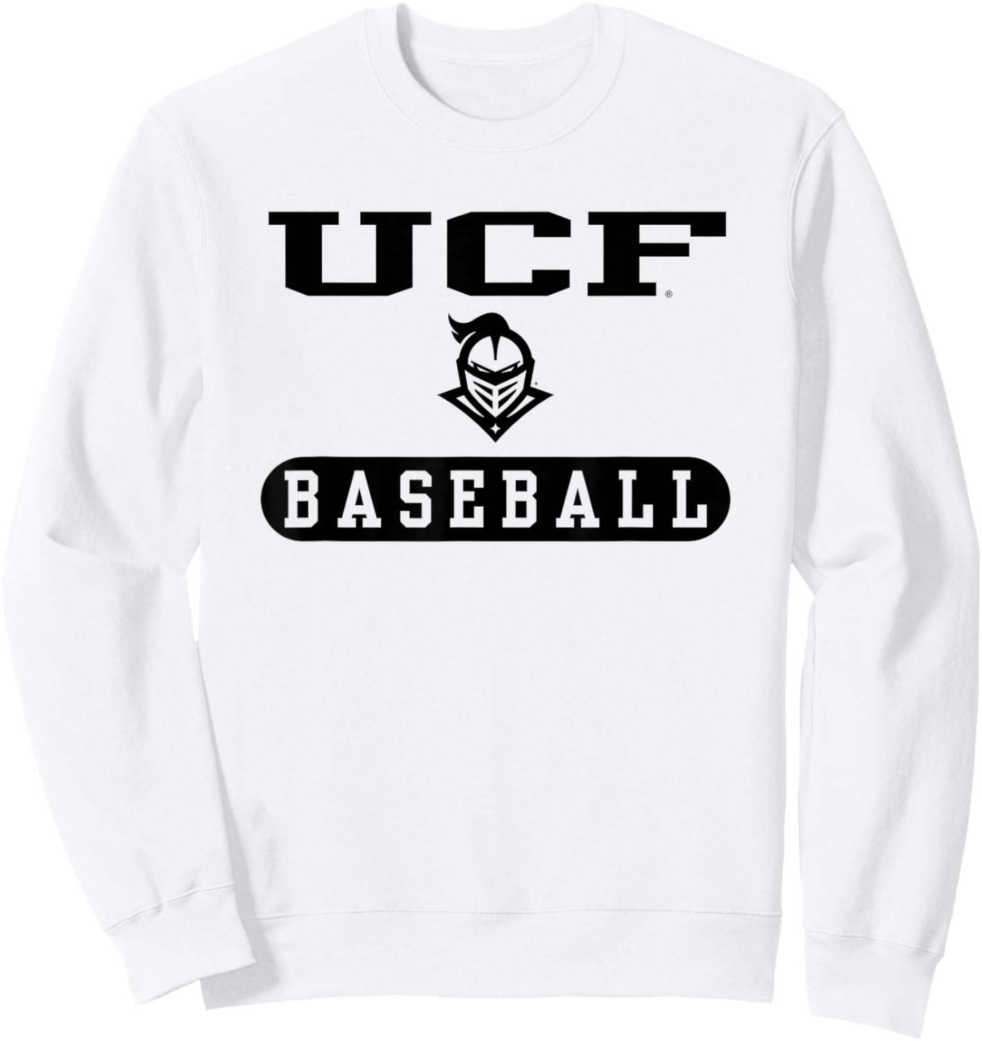 Central Florida Golden Knights Baseball Logo Sweatshirt - Sweatshirt | White