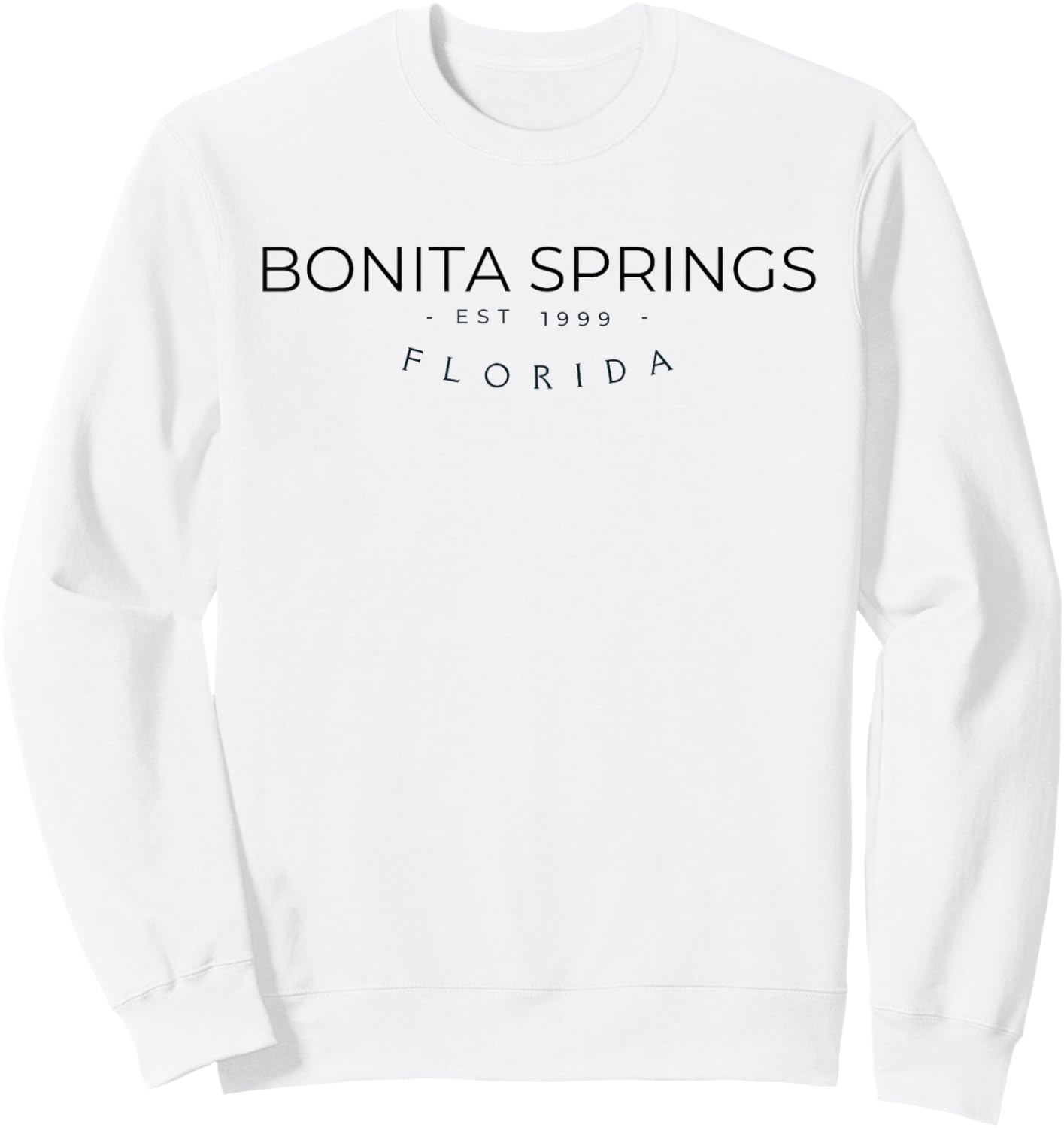 Vintage Bonita Springs Florida EST 1999 , FL State Sweatshirt - Sweatshirt | White