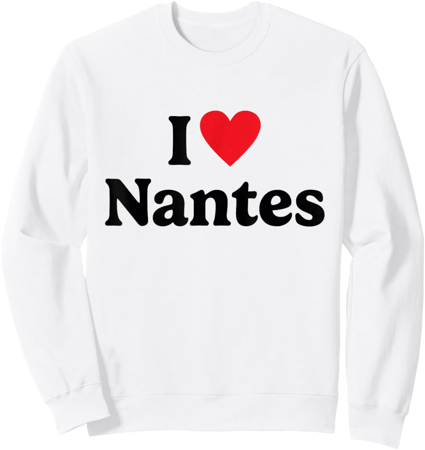 J'aime Nantes Sweatshirt - Sweatshirt | White