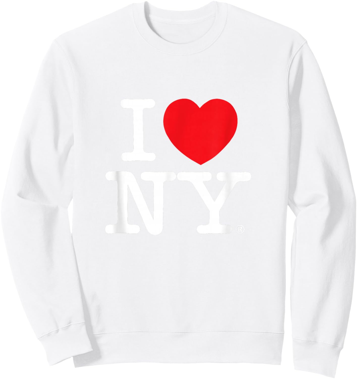 I LOVE NY Classic Logo Sweatshirt - Sweatshirt | White