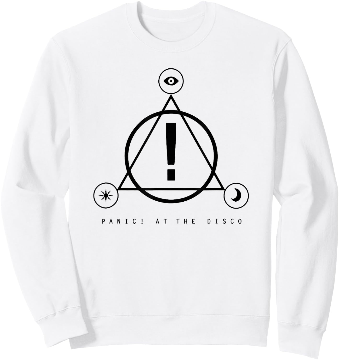 Panic! At The Disco - Symbol Logo Sweatshirt - Sweatshirt | White
