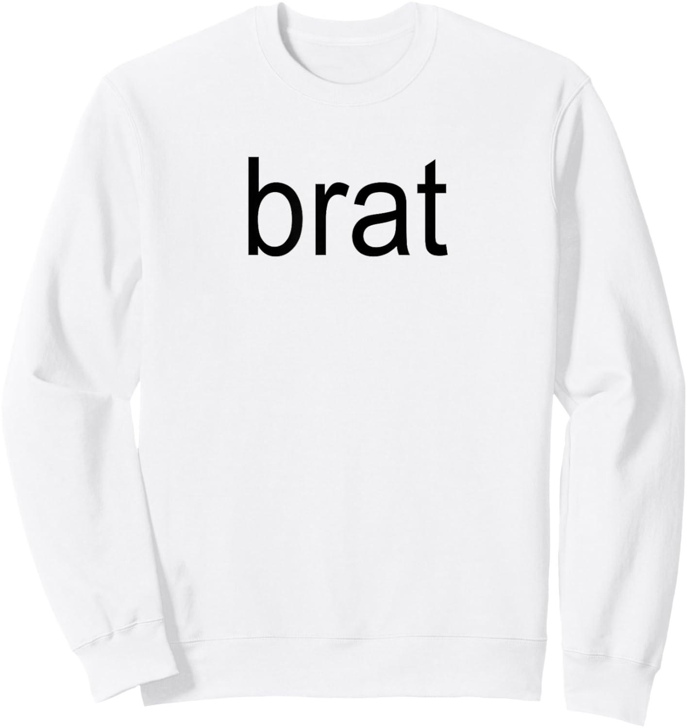 Brat Funny Green Summer Girl Sweatshirt - Sweatshirt | White