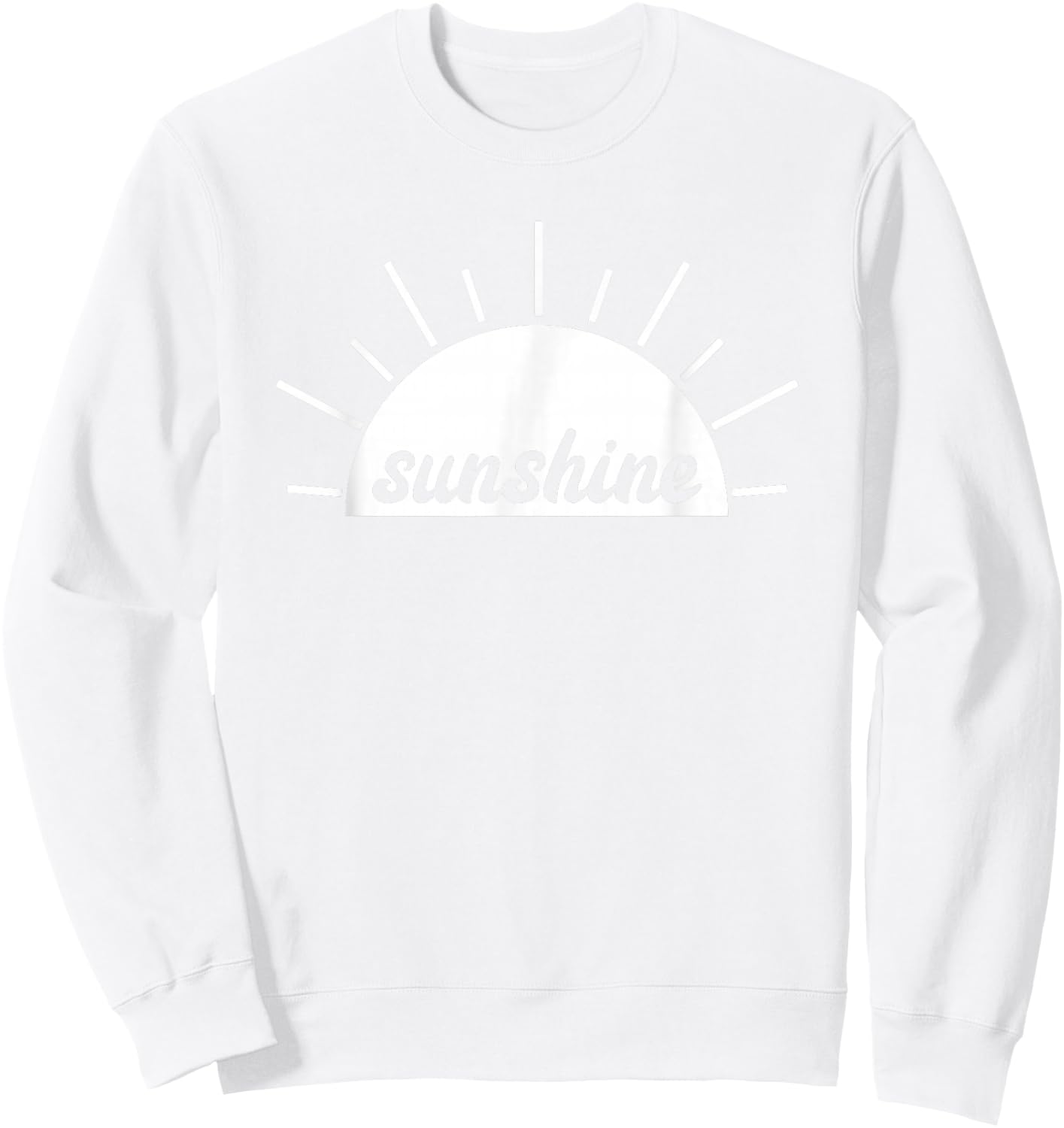 Sunshine Beach Vacation Sand and Sun Beachin Holiday Sweatshirt - Sweatshirt | White