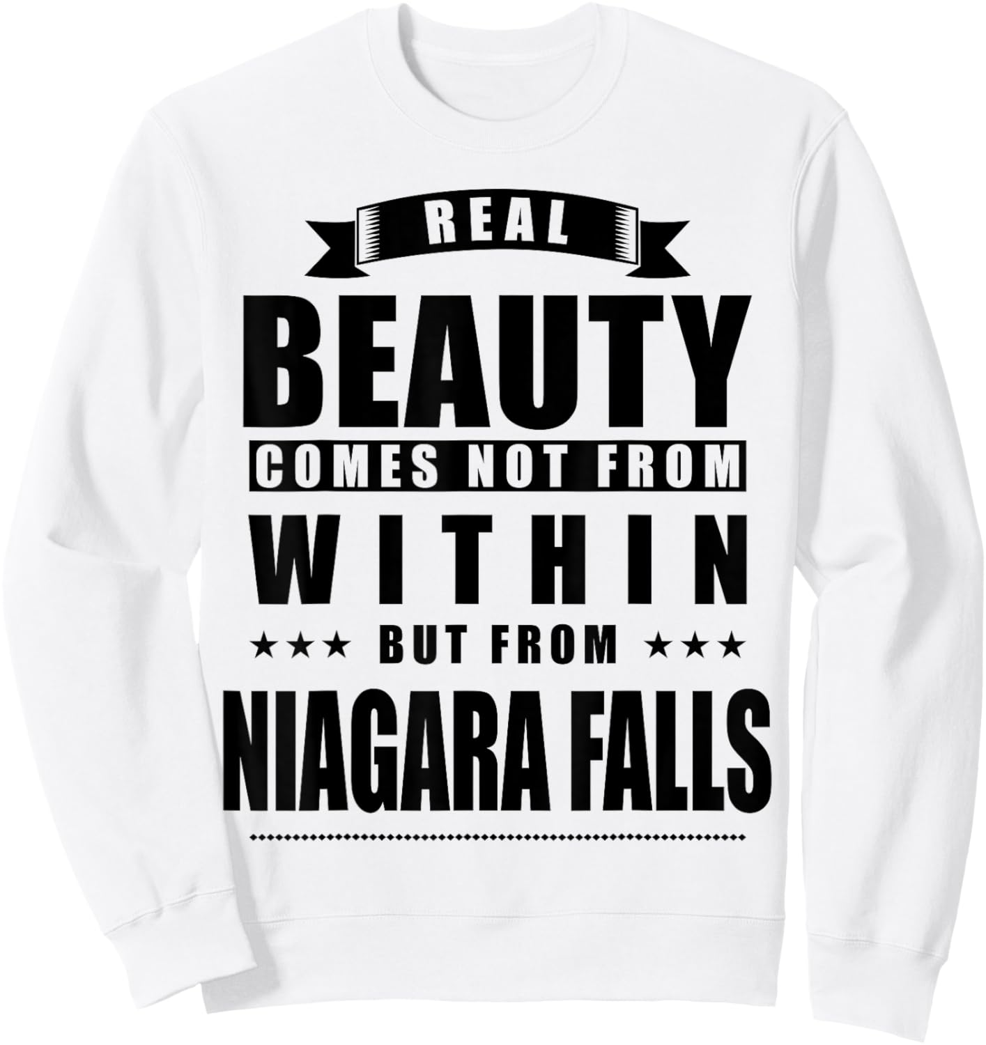Niagara Falls - Funny Personalized City Gift Sweatshirt - Sweatshirt | White