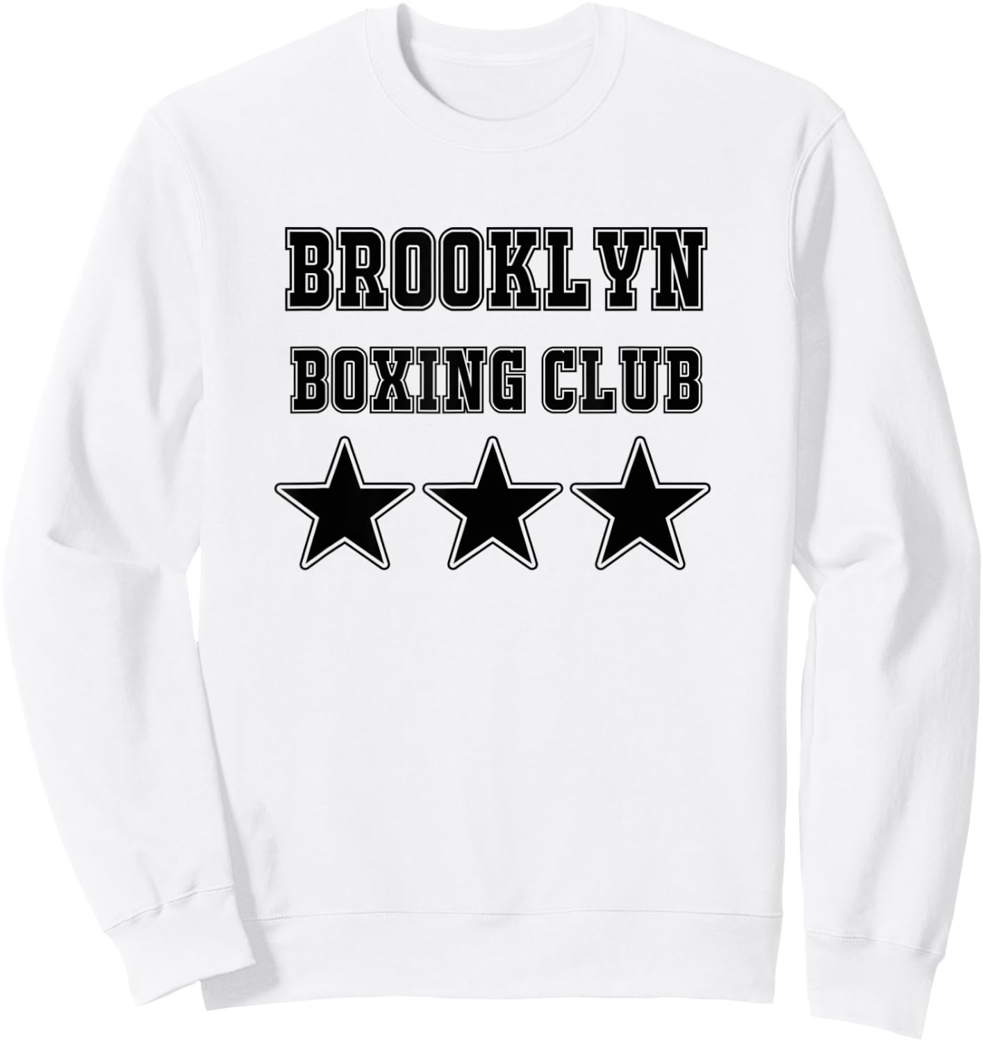 Brooklyn Boxing Club STARS Sweatshirt - Sweatshirt | White