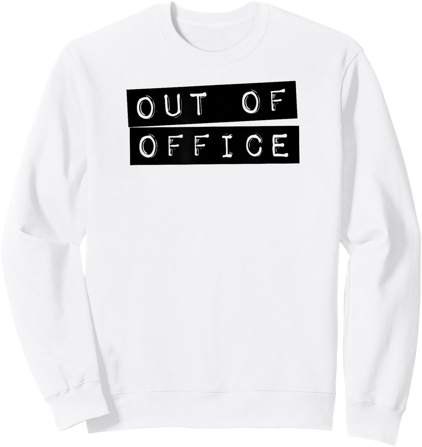 Out of Office Vacation Sweatshirt - Sweatshirt | White