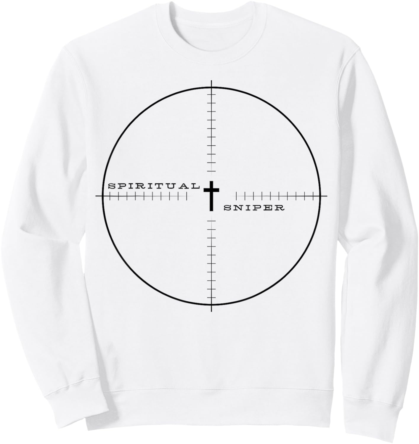 Spiritual Sniper Sweatshirt - Sweatshirt | White