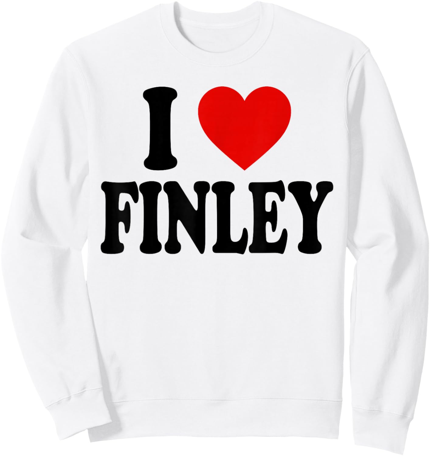 I Heart Love Finley Sweatshirt - Sweatshirt | White