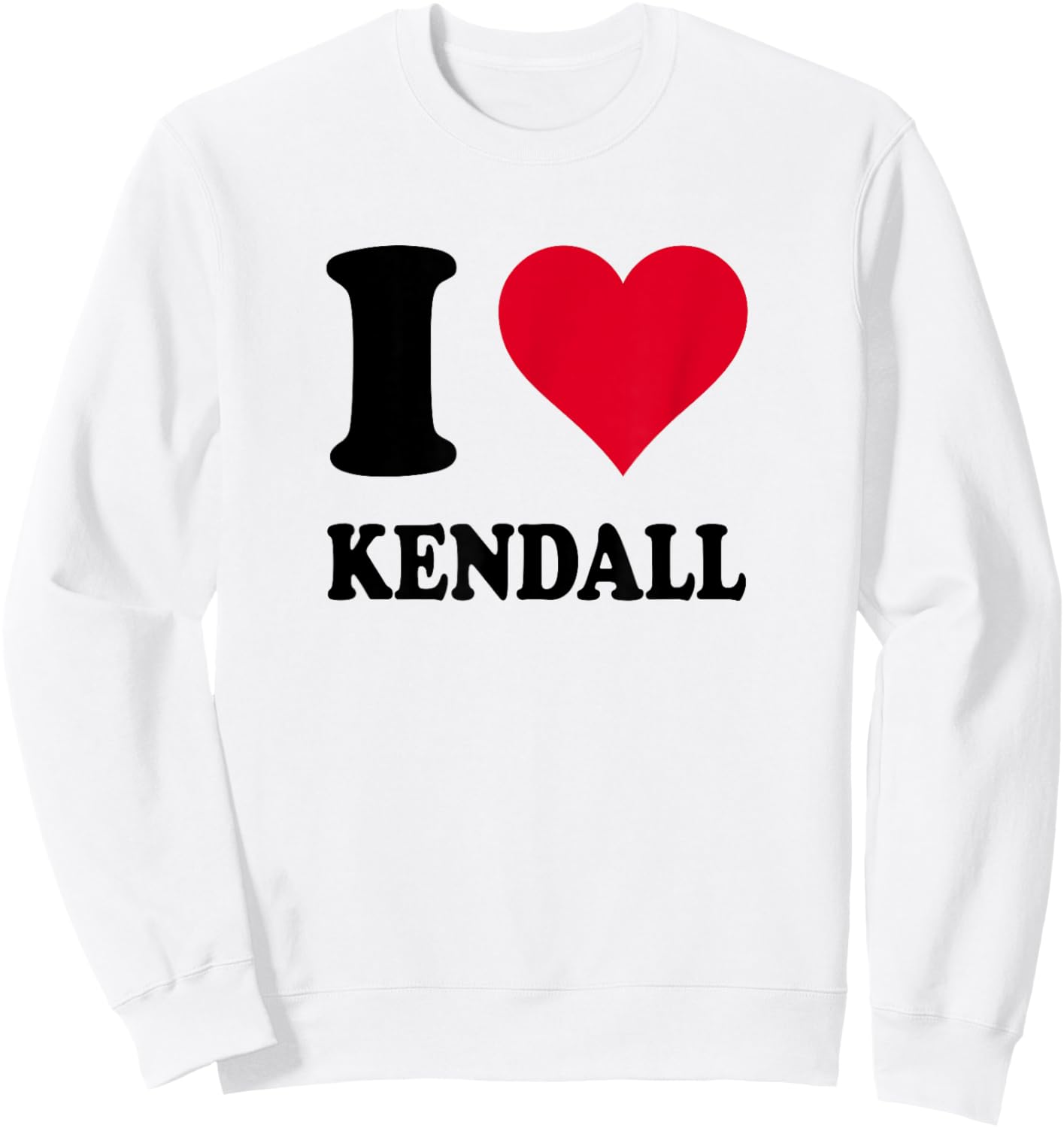 I Love Kendall Sweatshirt - Sweatshirt | White