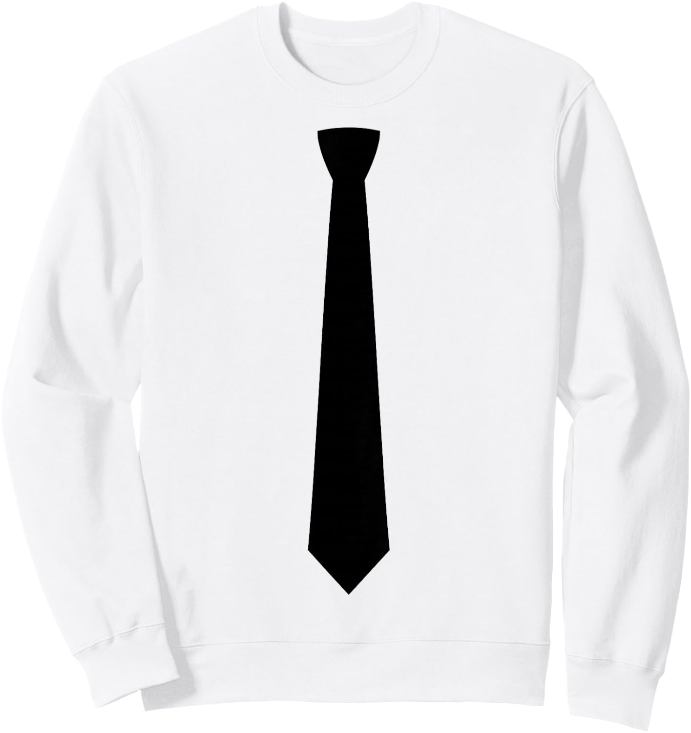 Ties Business Dress Code Elegant Carnival Sweatshirt - Sweatshirt | White