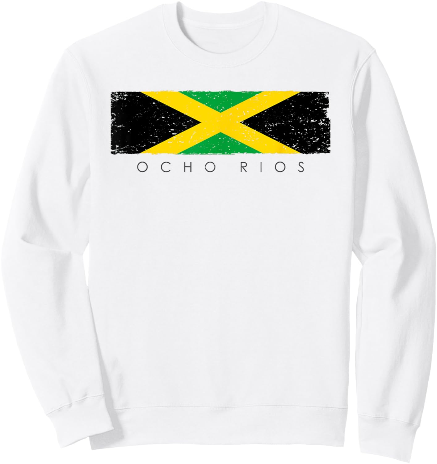 Vintage Ocho Rios Jamaica Vacation | Jamaica Lover Sweatshirt - Sweatshirt | White