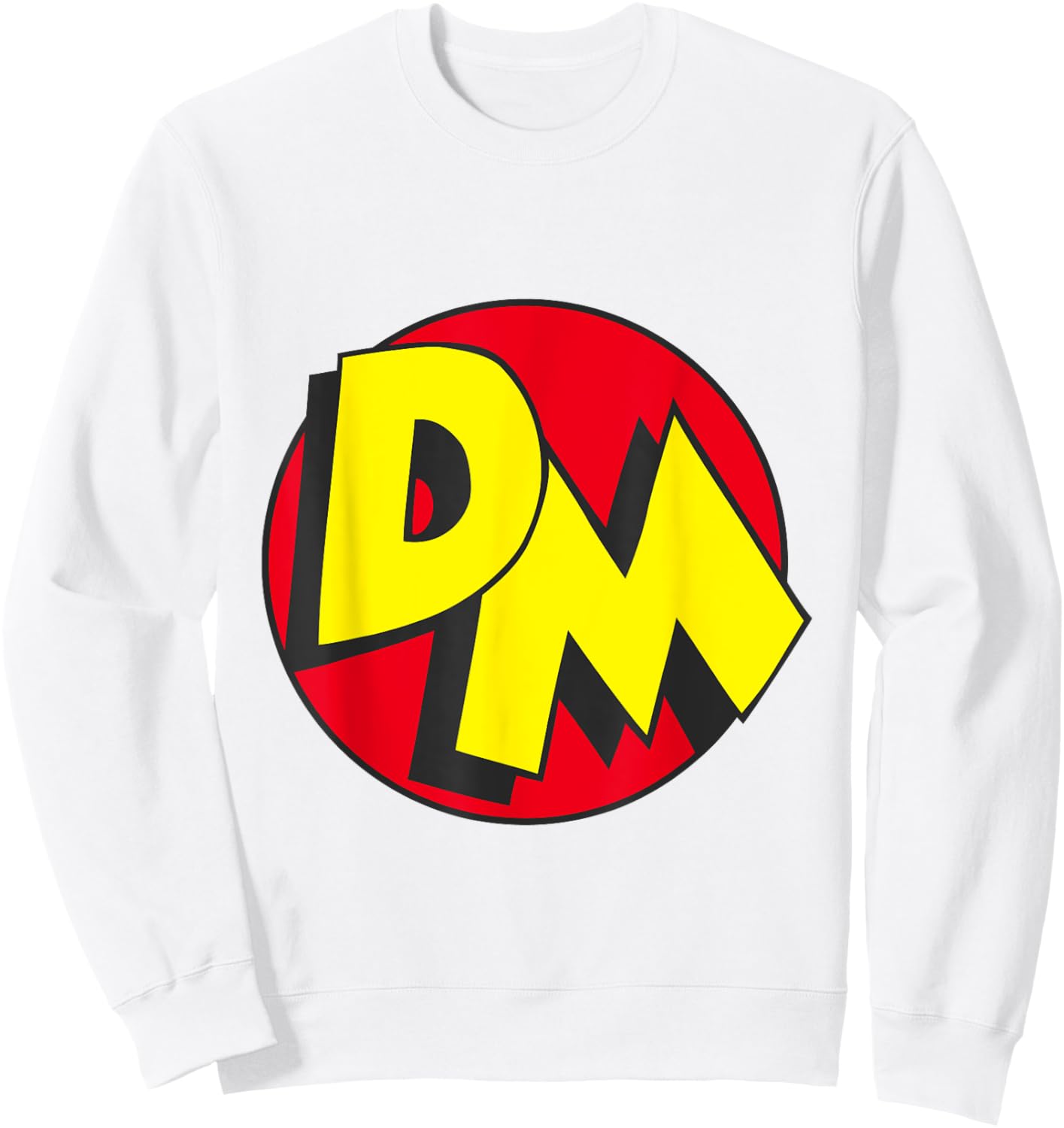 Danger Mouse Classic DM Logo Sweatshirt - Sweatshirt | White