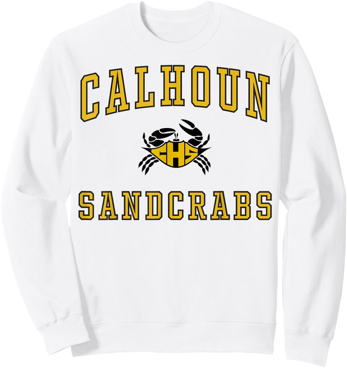 Calhoun High School Sandcrabs C1 Sweatshirt - Sweatshirt | White
