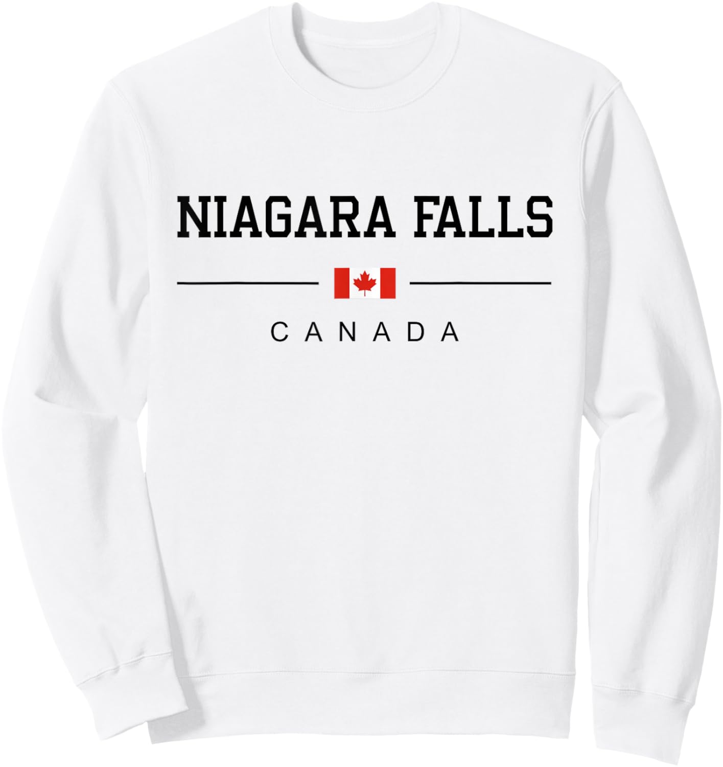 Niagara Falls Ontario Canada Souvenir Sweatshirt - Sweatshirt | White
