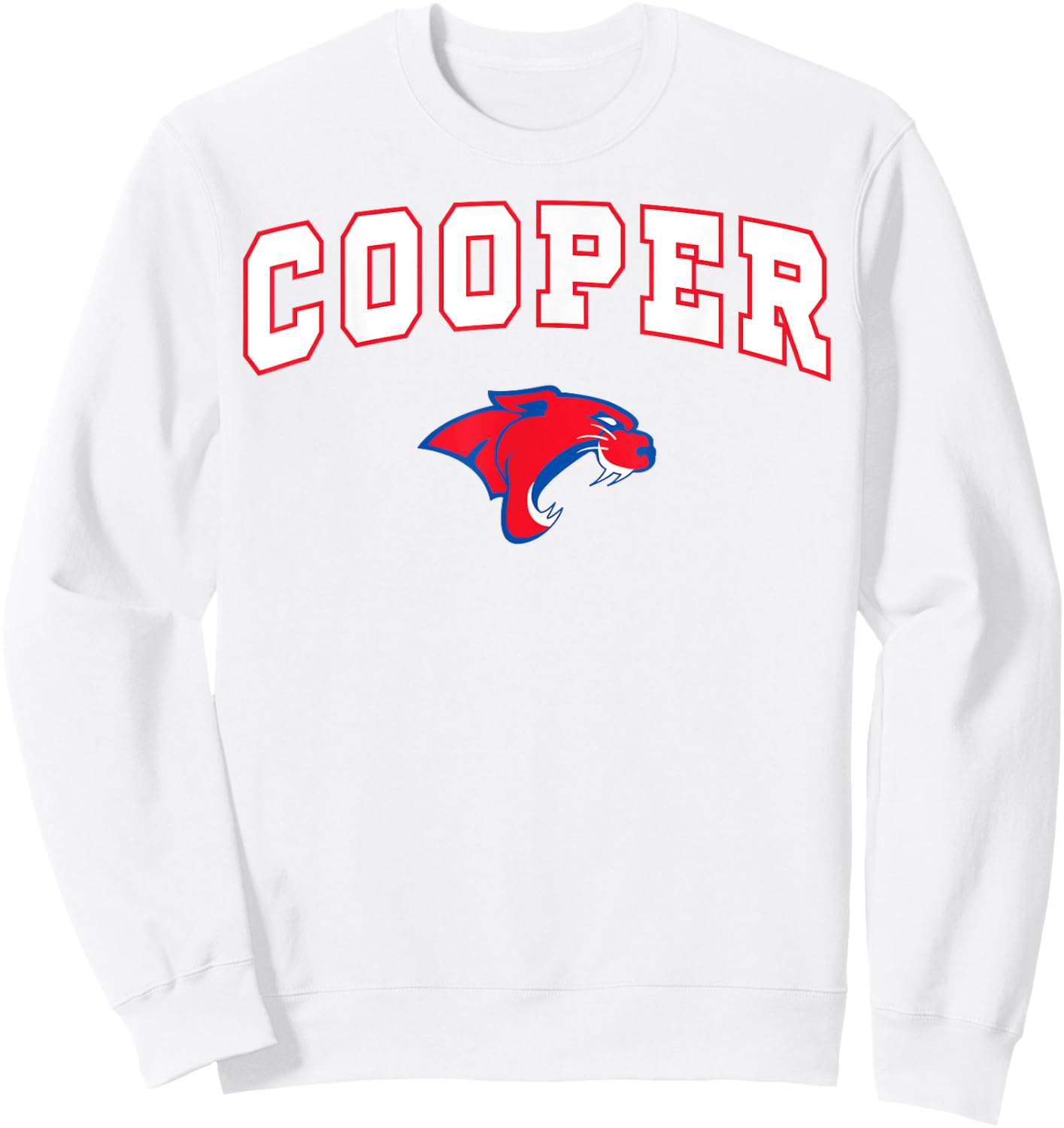 Cooper High School Cougars C2 Sweatshirt - Sweatshirt | White