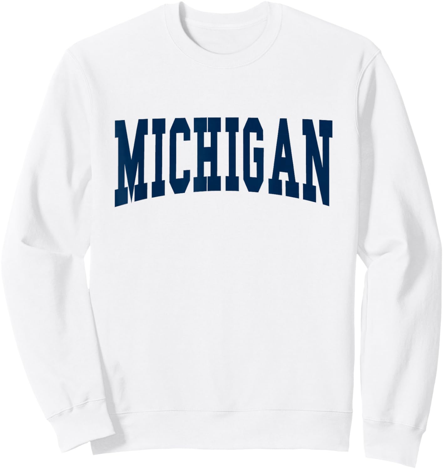MICHIGAN - Throwback Design - Classic Sweatshirt - Sweatshirt | White